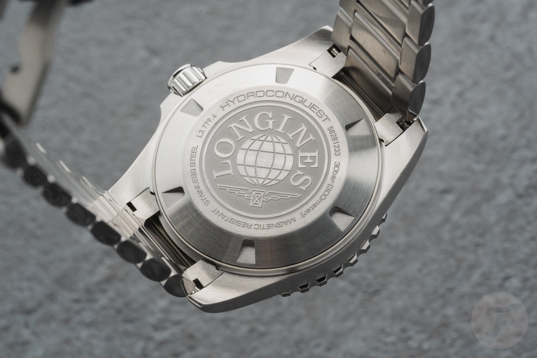 Longines Hydroconquest case back