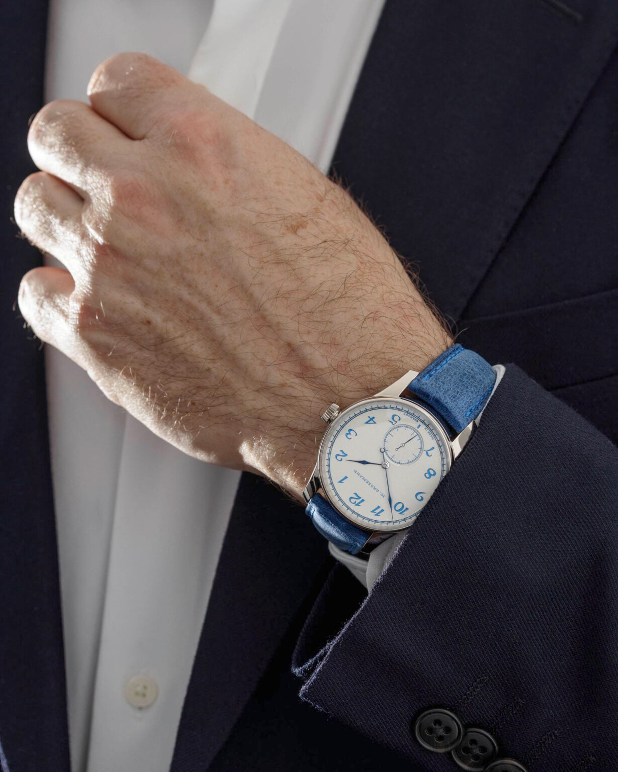 Moritz Grossmann Hamatic on the wrist