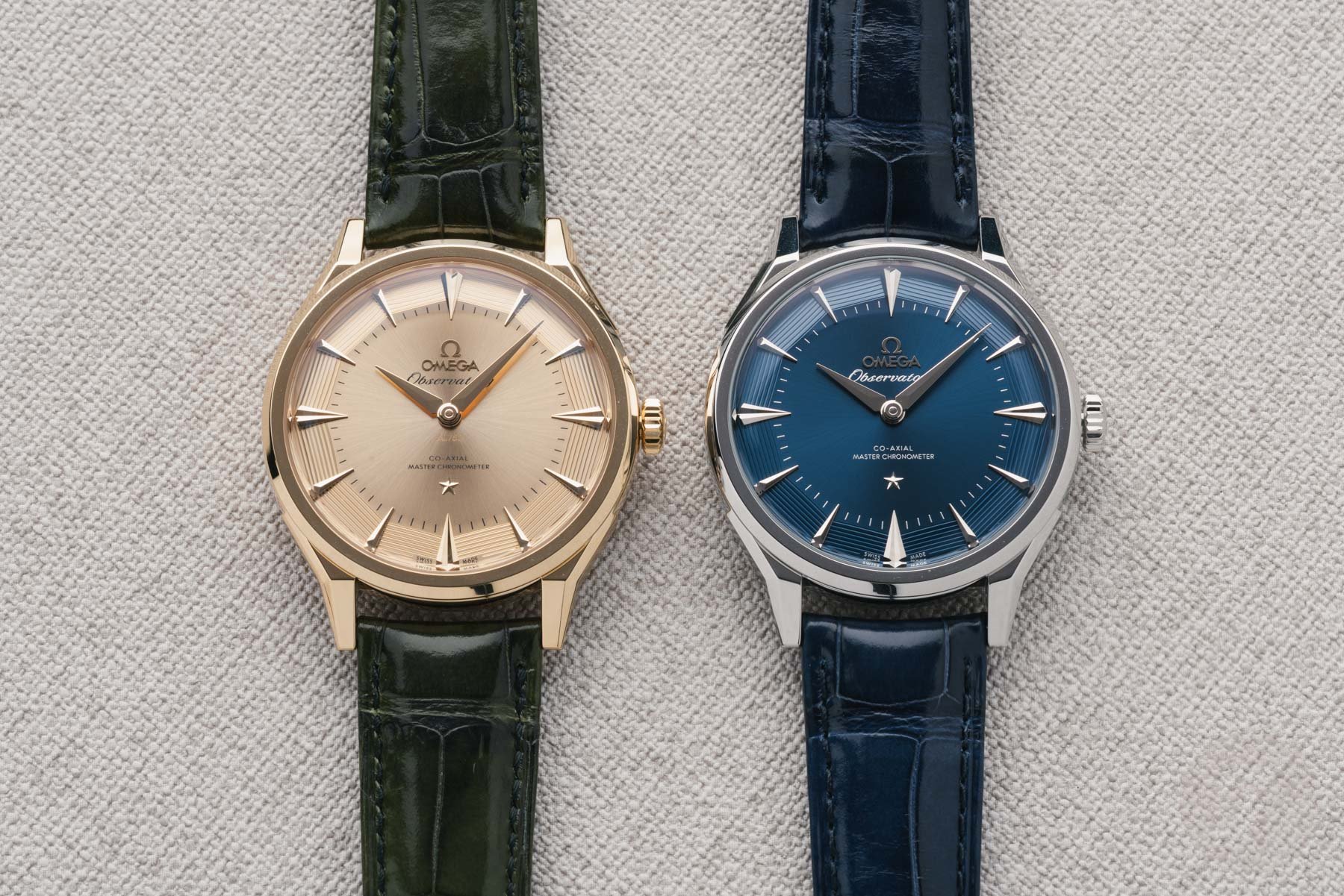 Omega Constellation Observatory steel and gold
