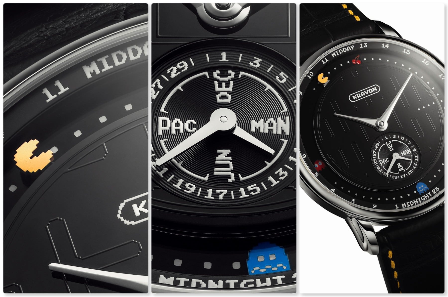 Krayon × Pac-Man collage