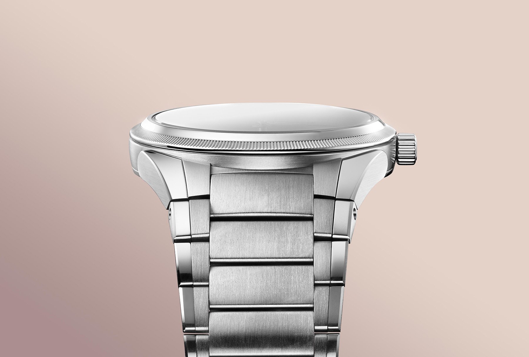 Parmigiani Fleurier Tonda PF Automatic 36mm Alta Rosa tilted back, bracelet