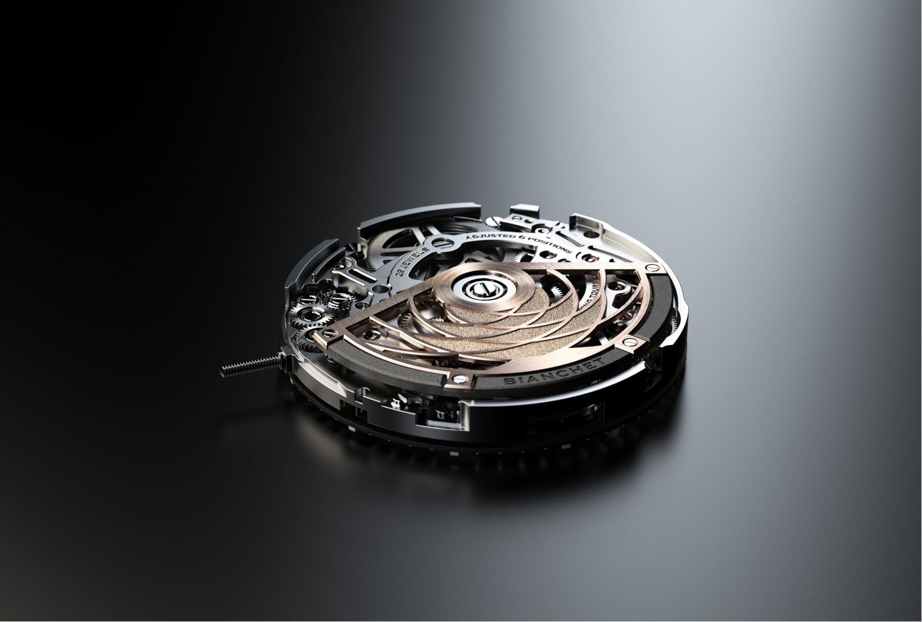 Bianchet caliber UR01 rear view