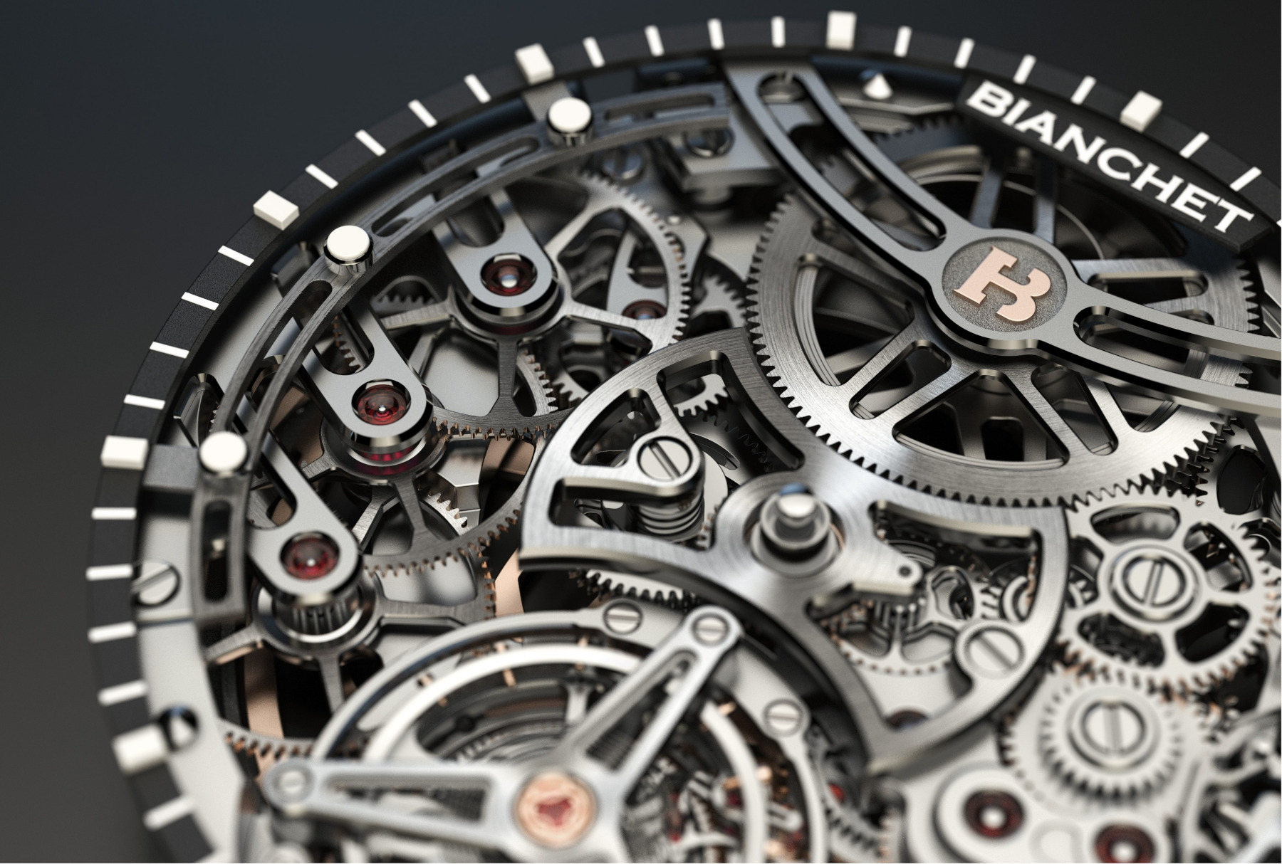 Bianchet caliber UR01 closeup