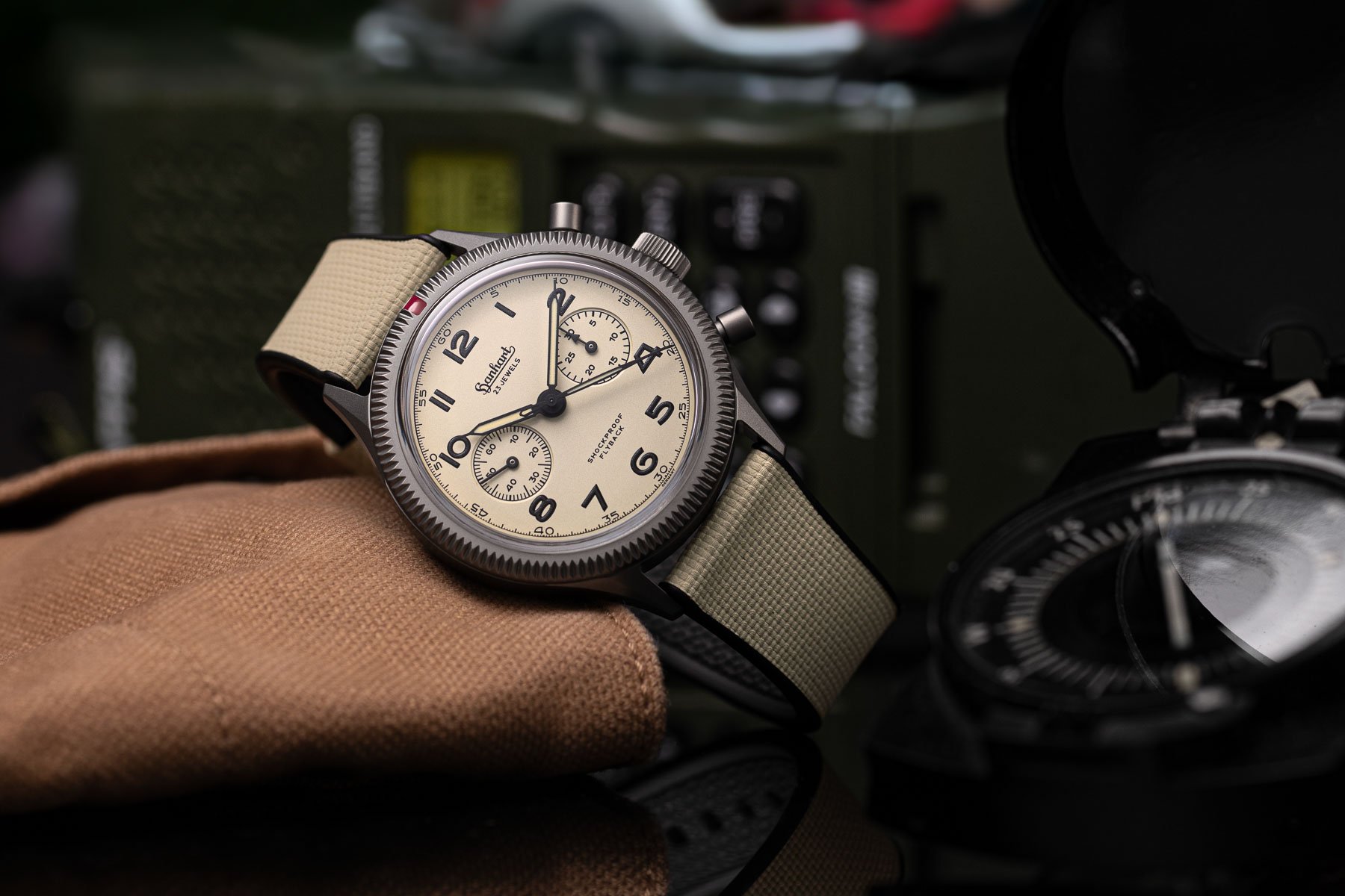 Hanhart 417 Ti Desert Pilot diagonal