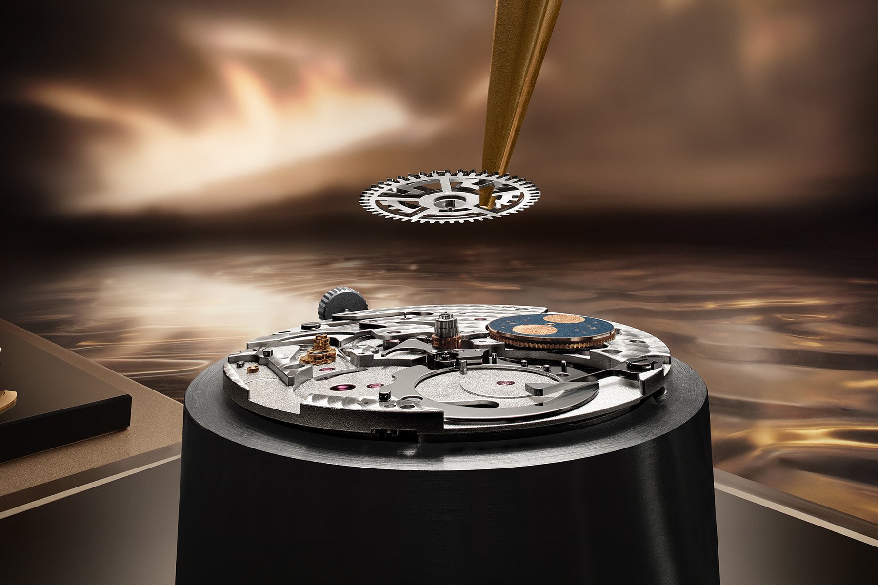 assembling Jaeger-LeCoultre Master Control Chronometre Perpetual Calendar movement