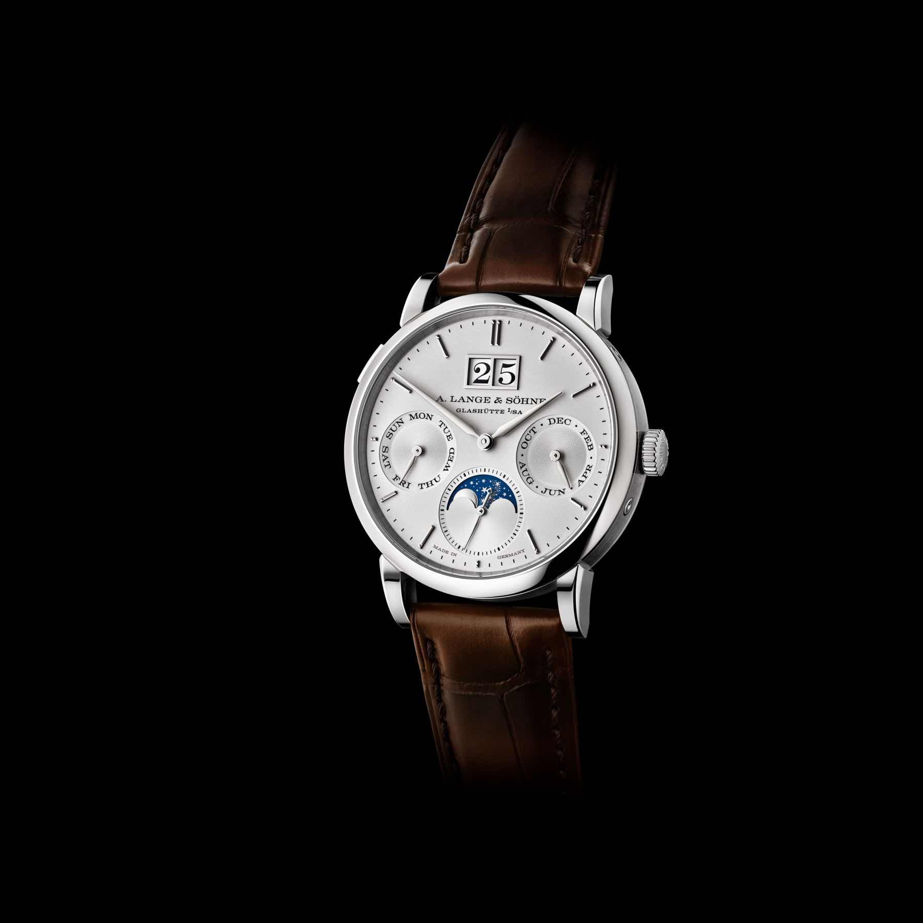 white gold A. Lange & Söhne Saxonia Annual Calendar