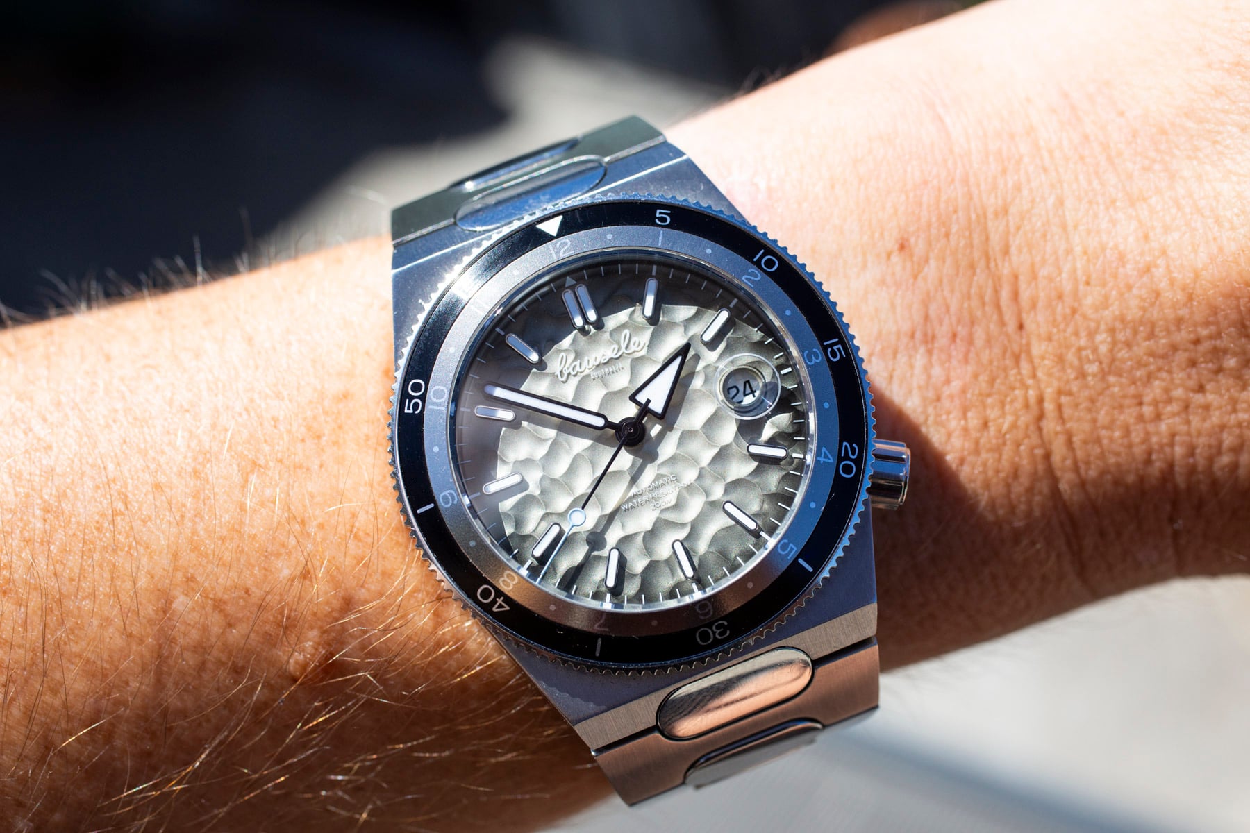 Bausele Elemental Coorong Mist wrist shot