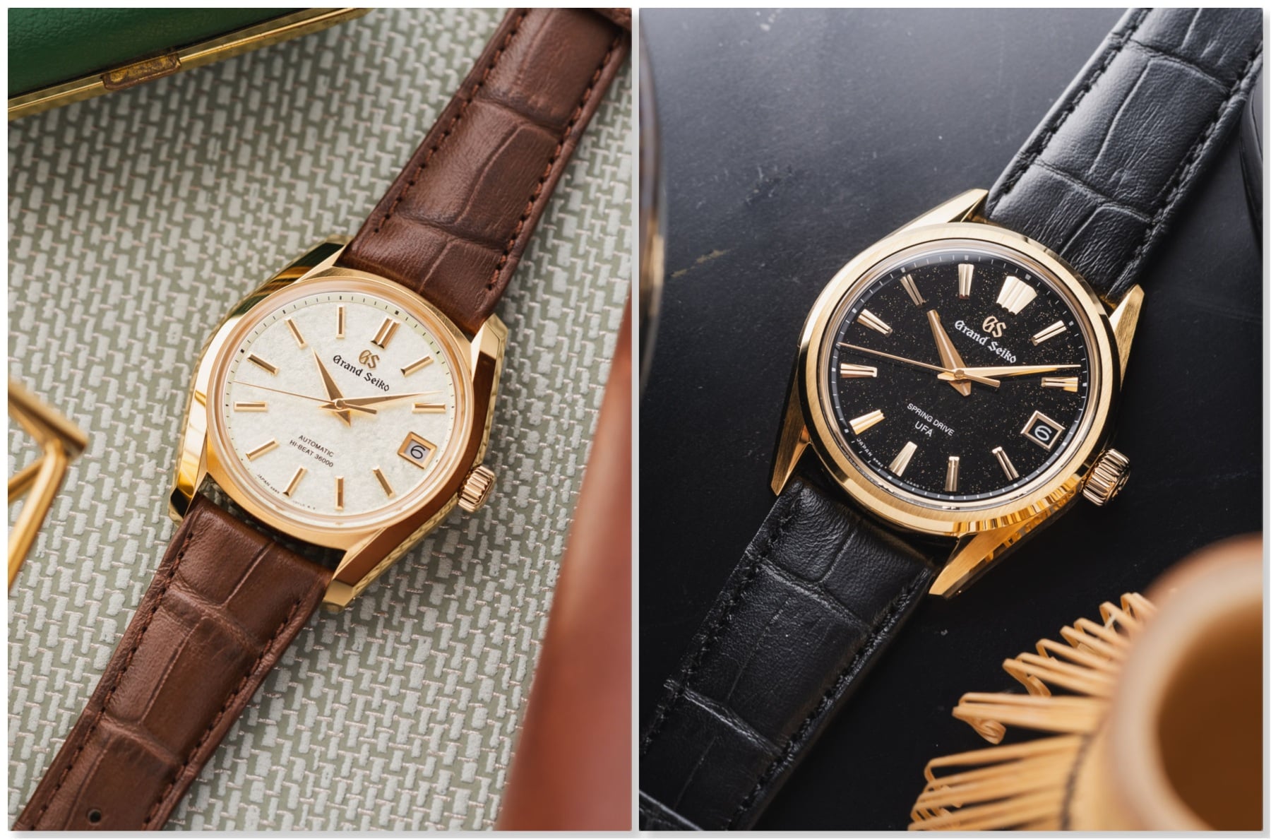 Grand Seiko 38mm 62GS SBGH376 and SLGB006