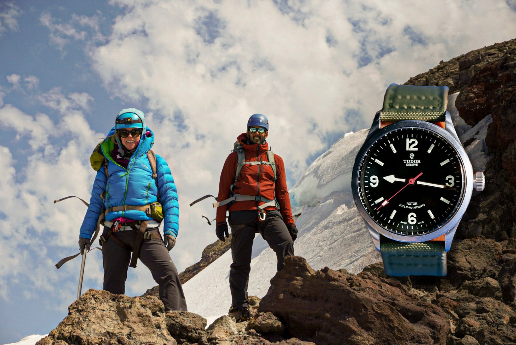 Tudor Heritage Ranger and Amarveer Brar on mountain, header image