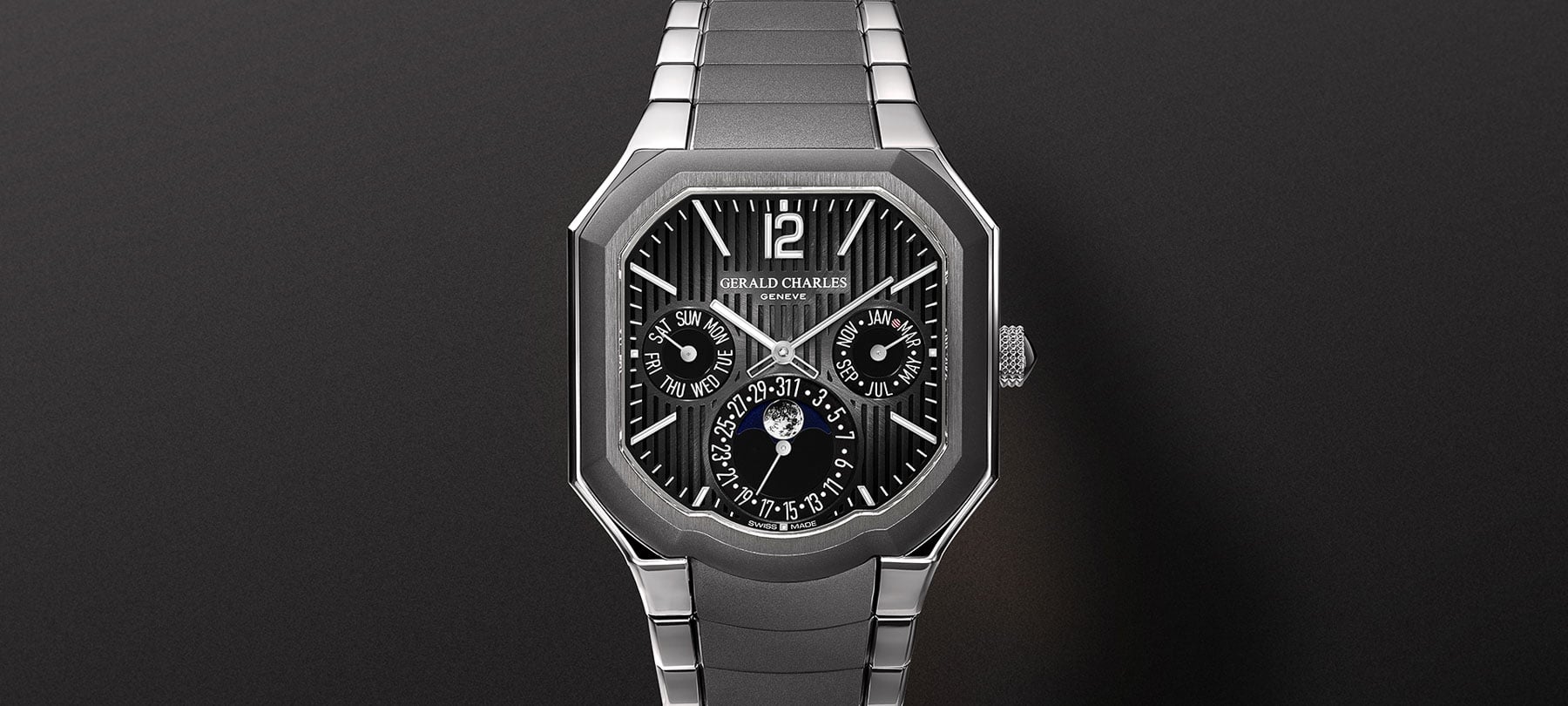 Gerald Charles Masterlink Perpetual Calendar moonphase header