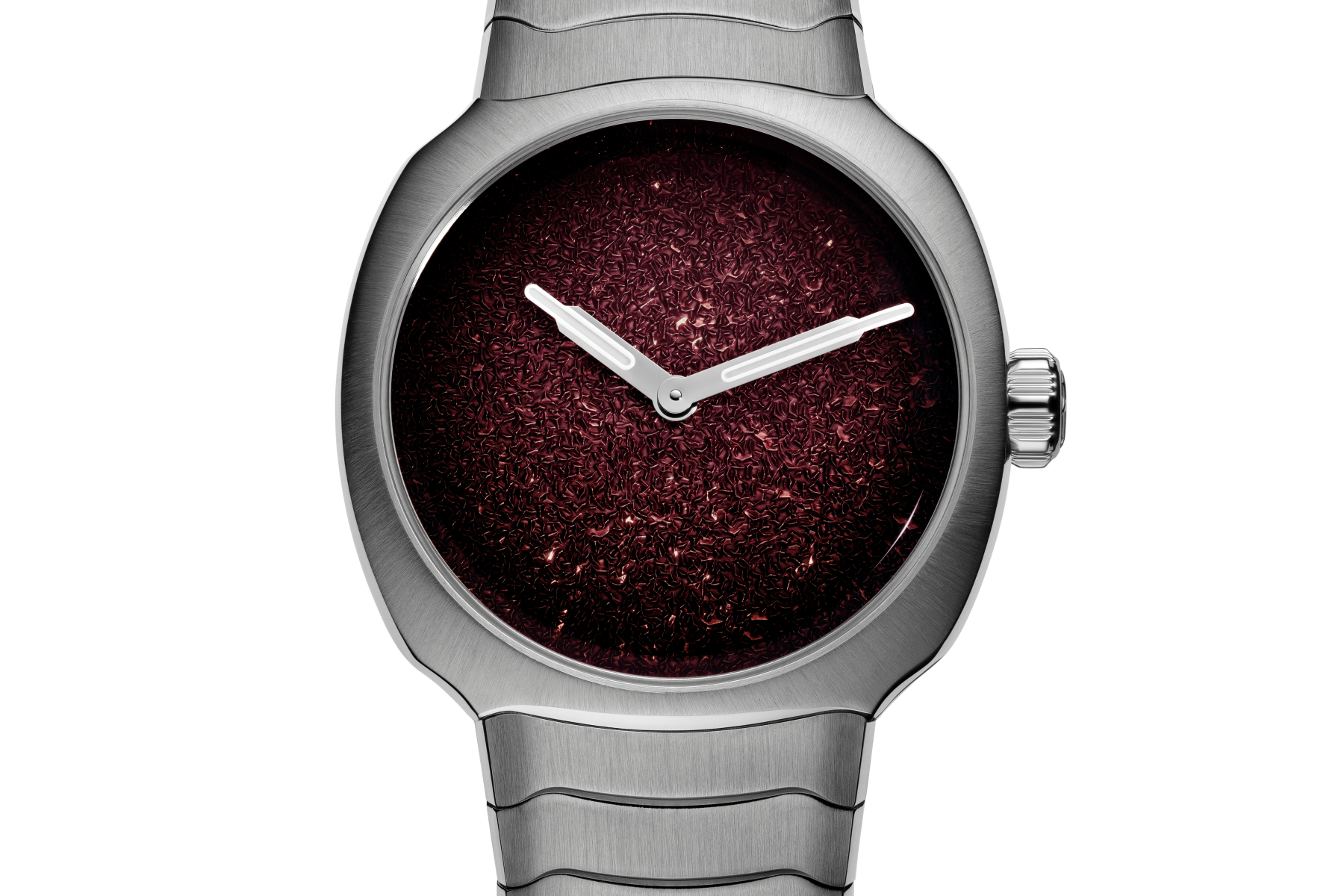 H. Moser & Cie. Streamliner Two Hands 28mm head on