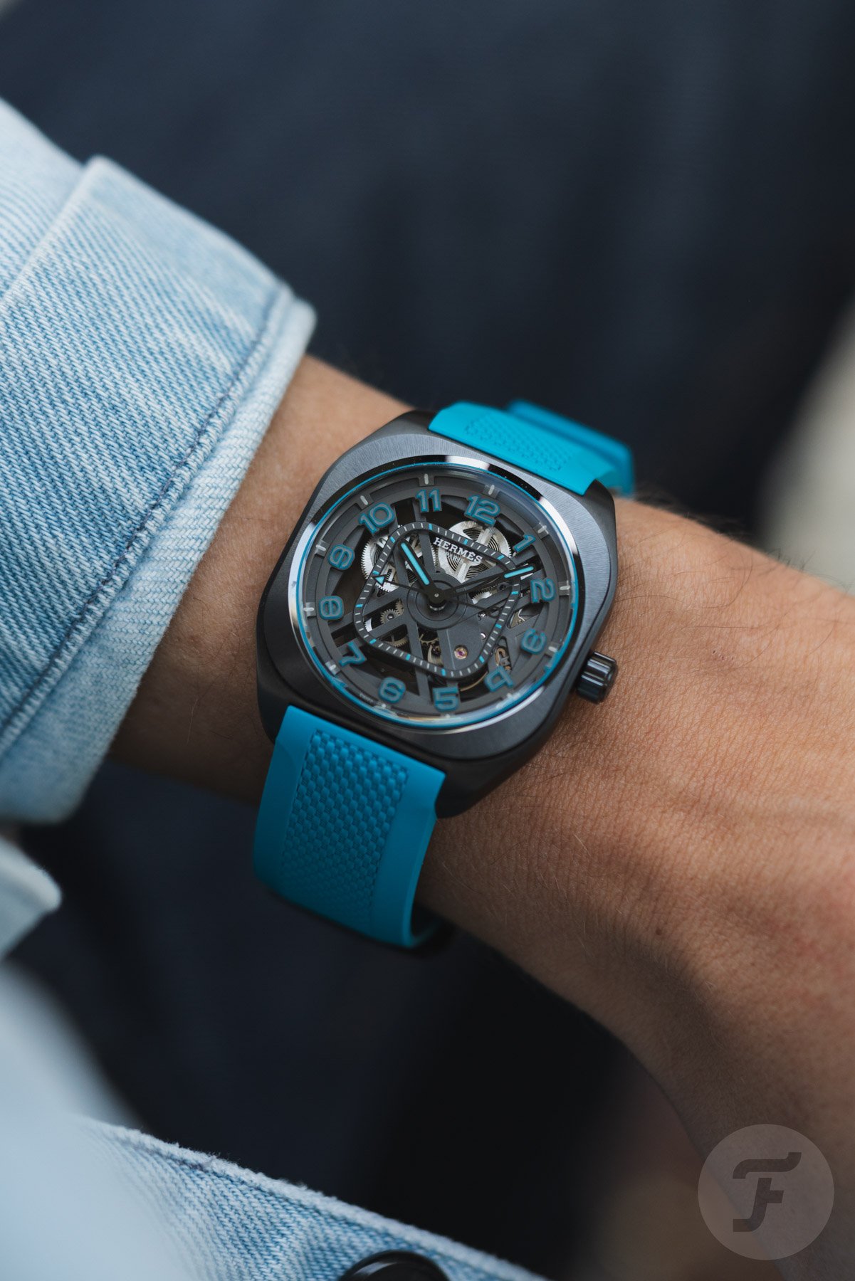 Hermès H08 Squelette wrist shot