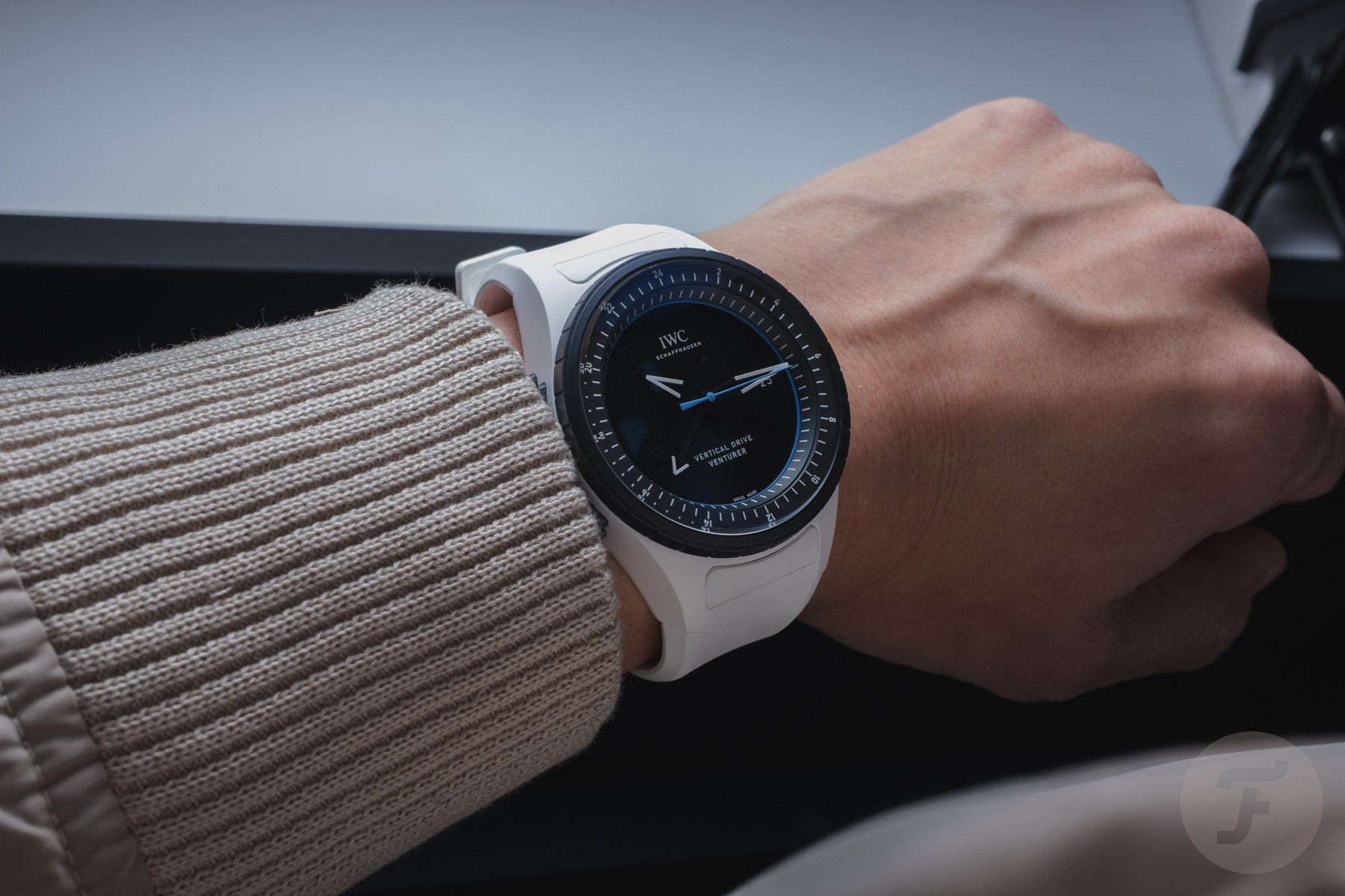 IWC Pilot's Venturer Vertical Drive wrist shot