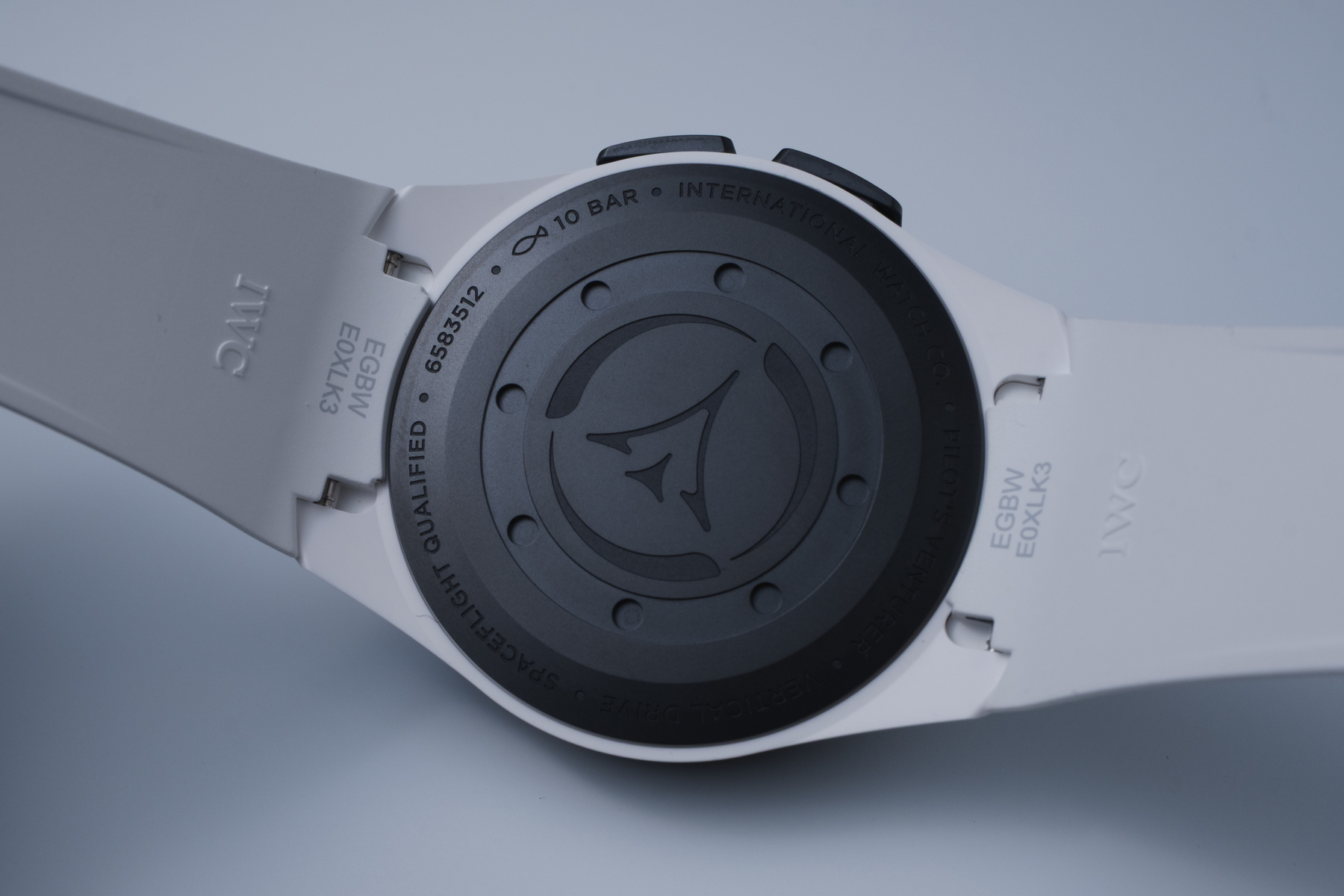 IWC Pilot's Venturer Vertical Drive case back