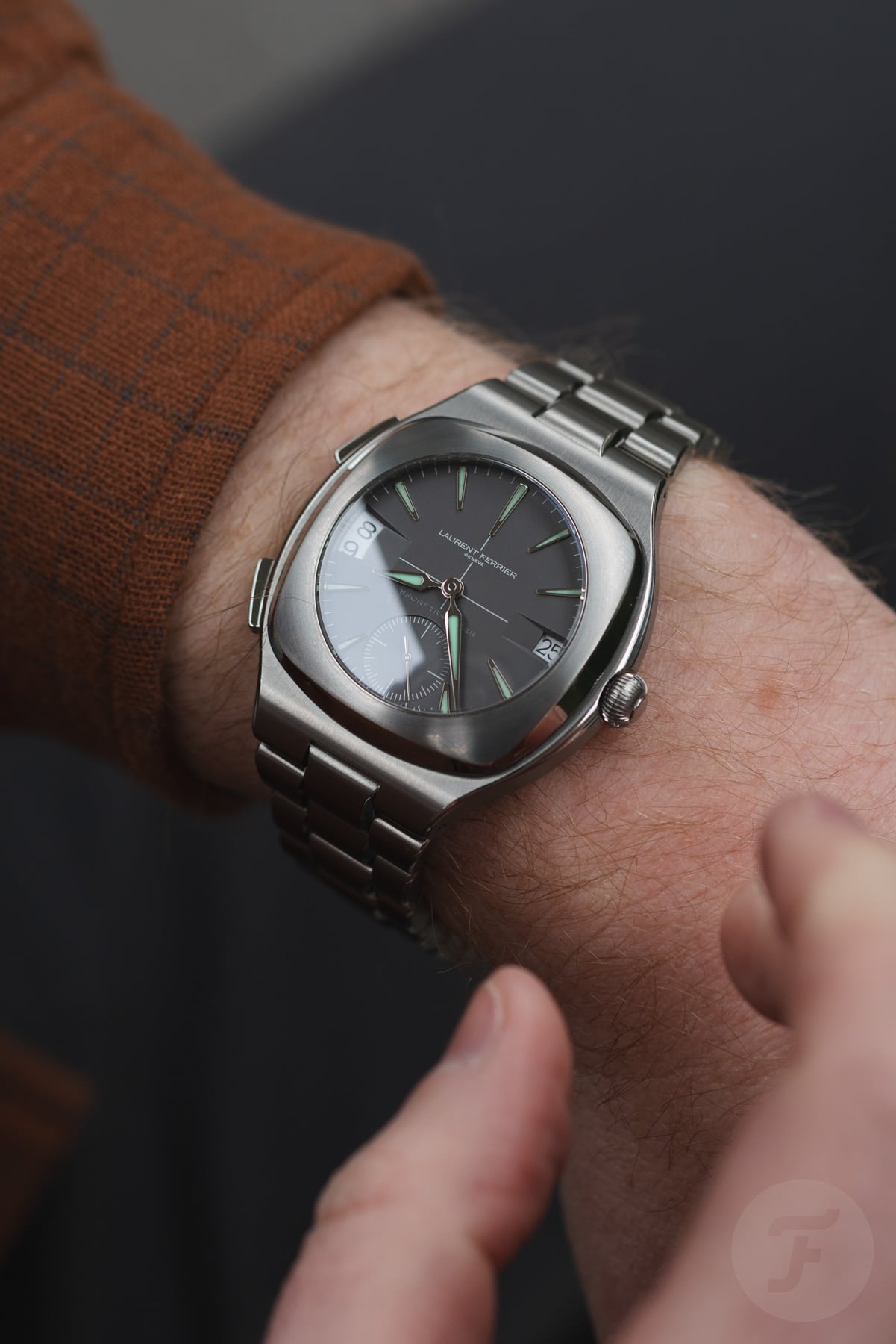Laurent Ferrier Sport Traveller wrist shot