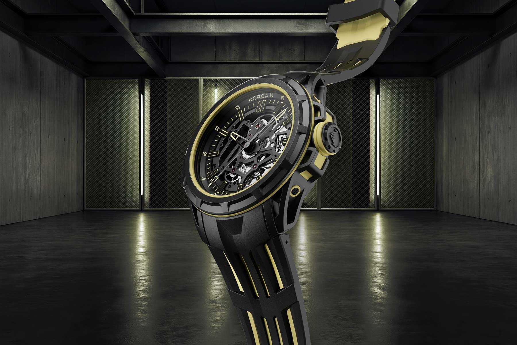 favorite Watches and Wonders 2026 releases — Norqain Wild One Skeleton X-Lite Limited Edition upright, angled