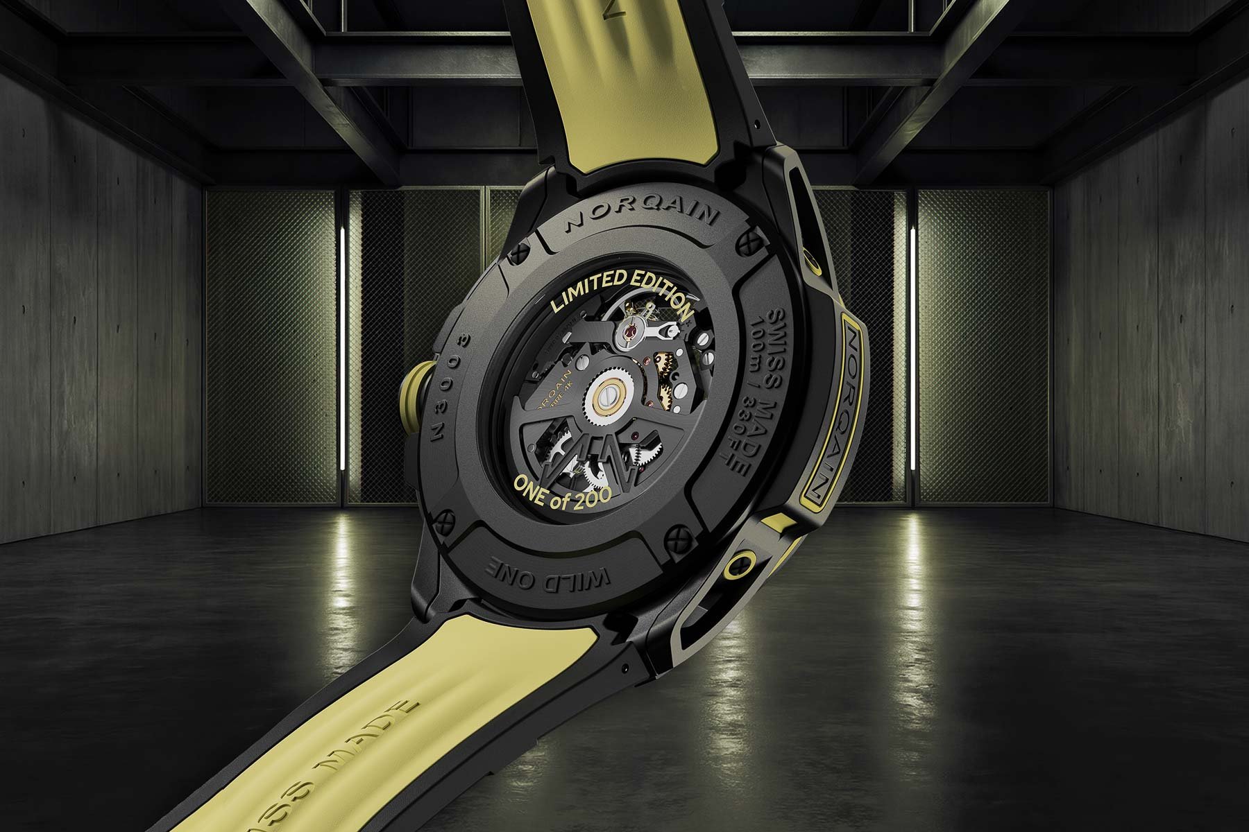 Norqain Wild One Skeleton X-Lite Limited Edition rear view