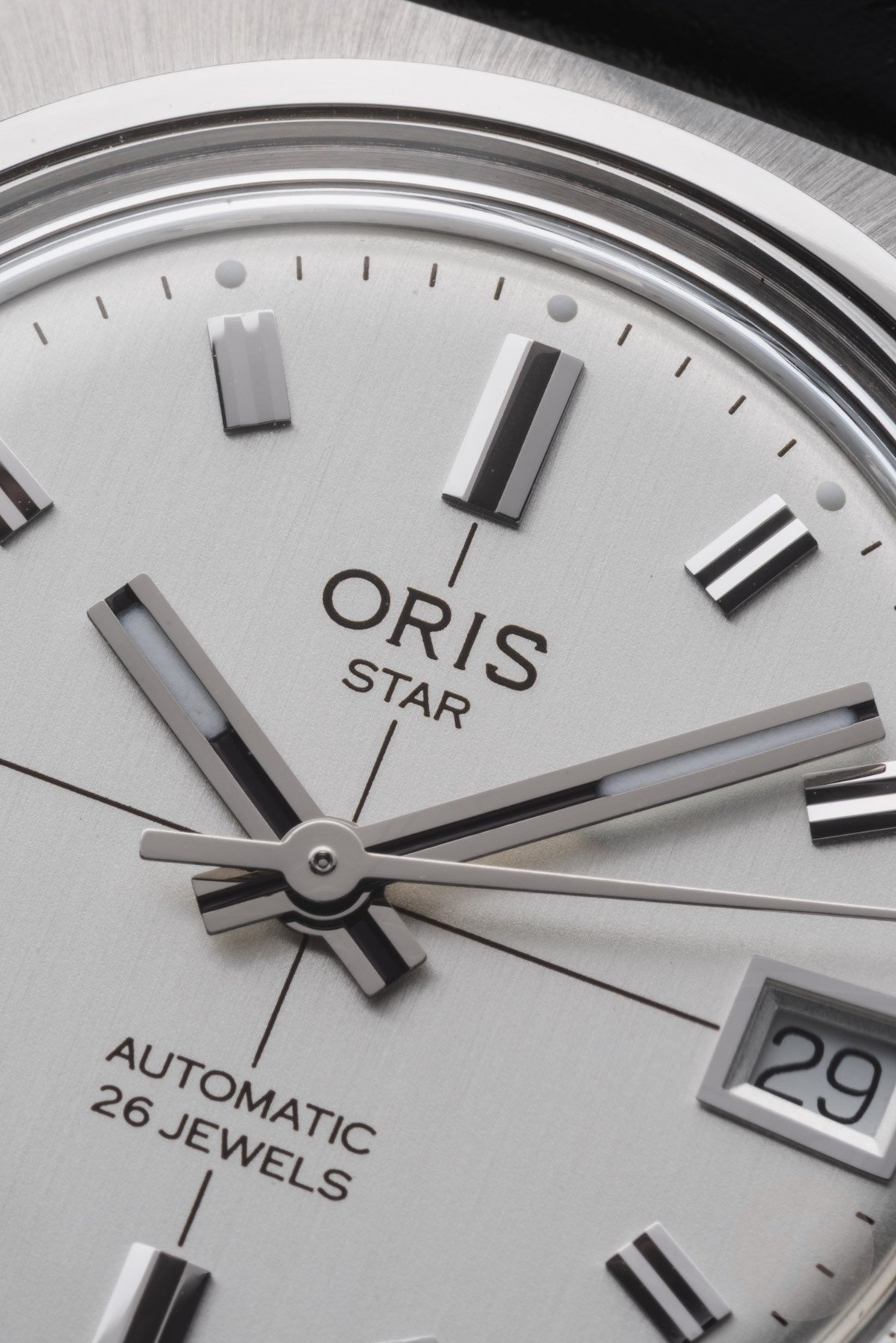 Oris Star re-edition dial detail