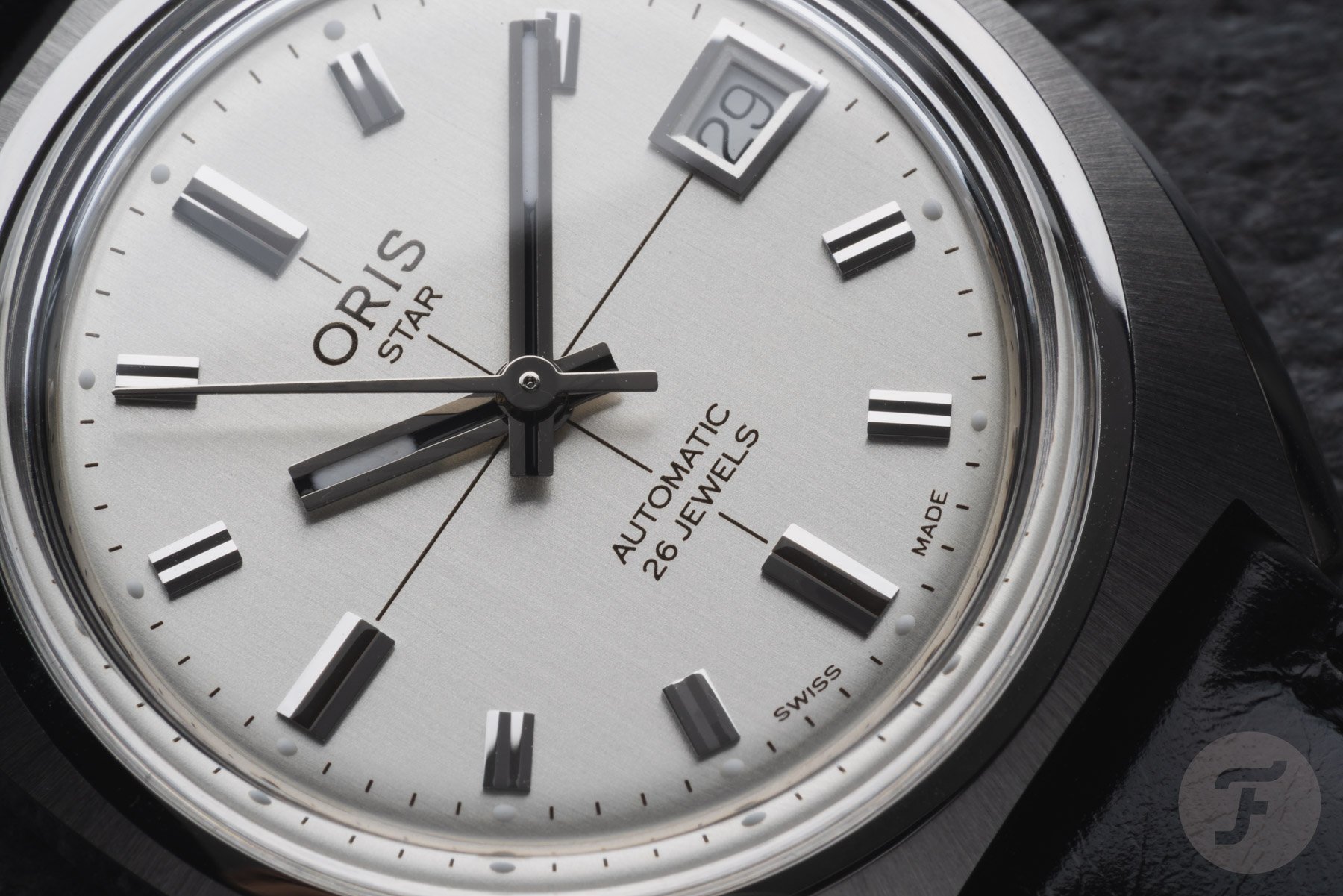 Oris Star re-edition dial up close