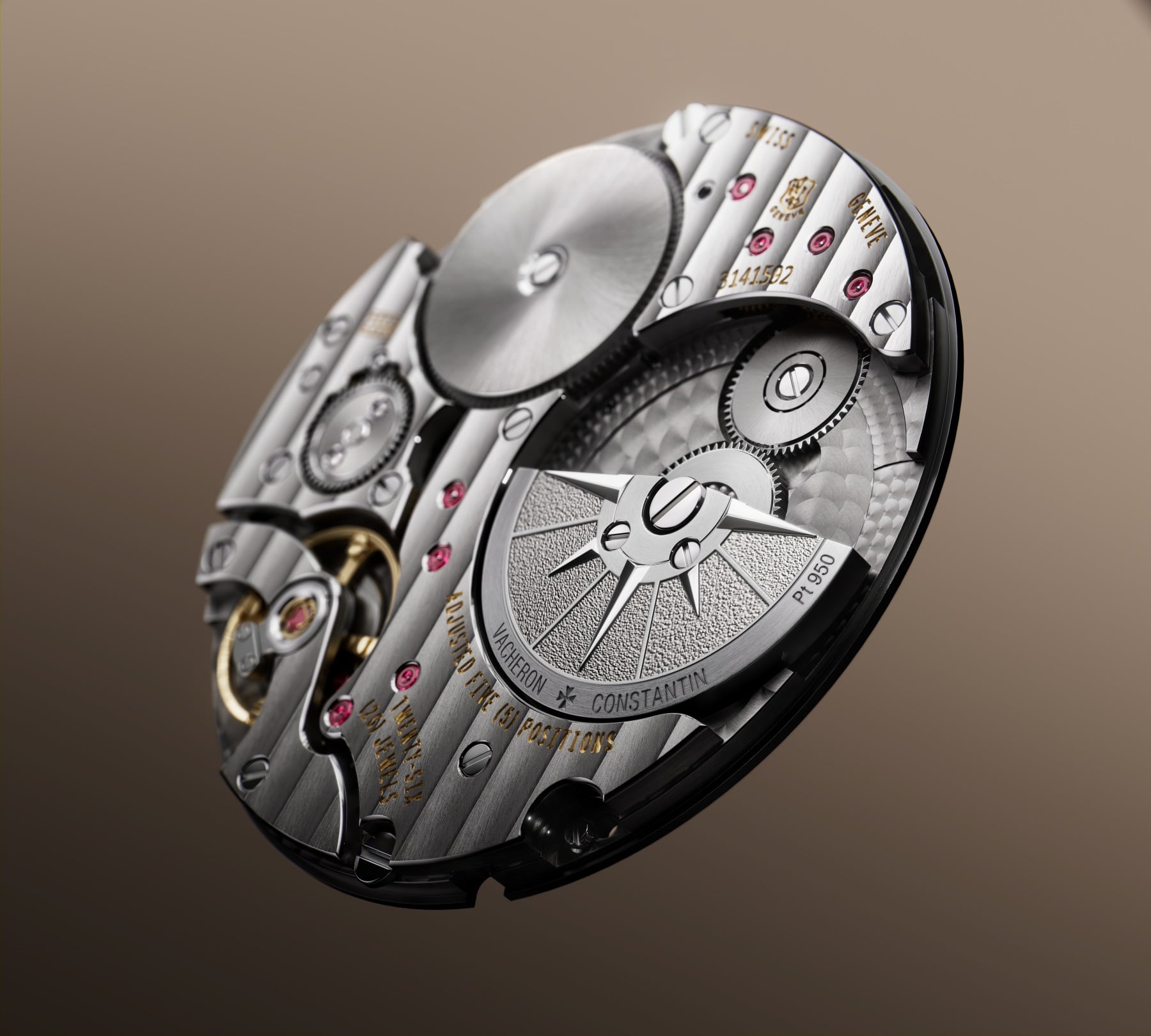 caliber 2550 inside the Vacheron Constantin Overseas Self-Winding Ultra-Thin