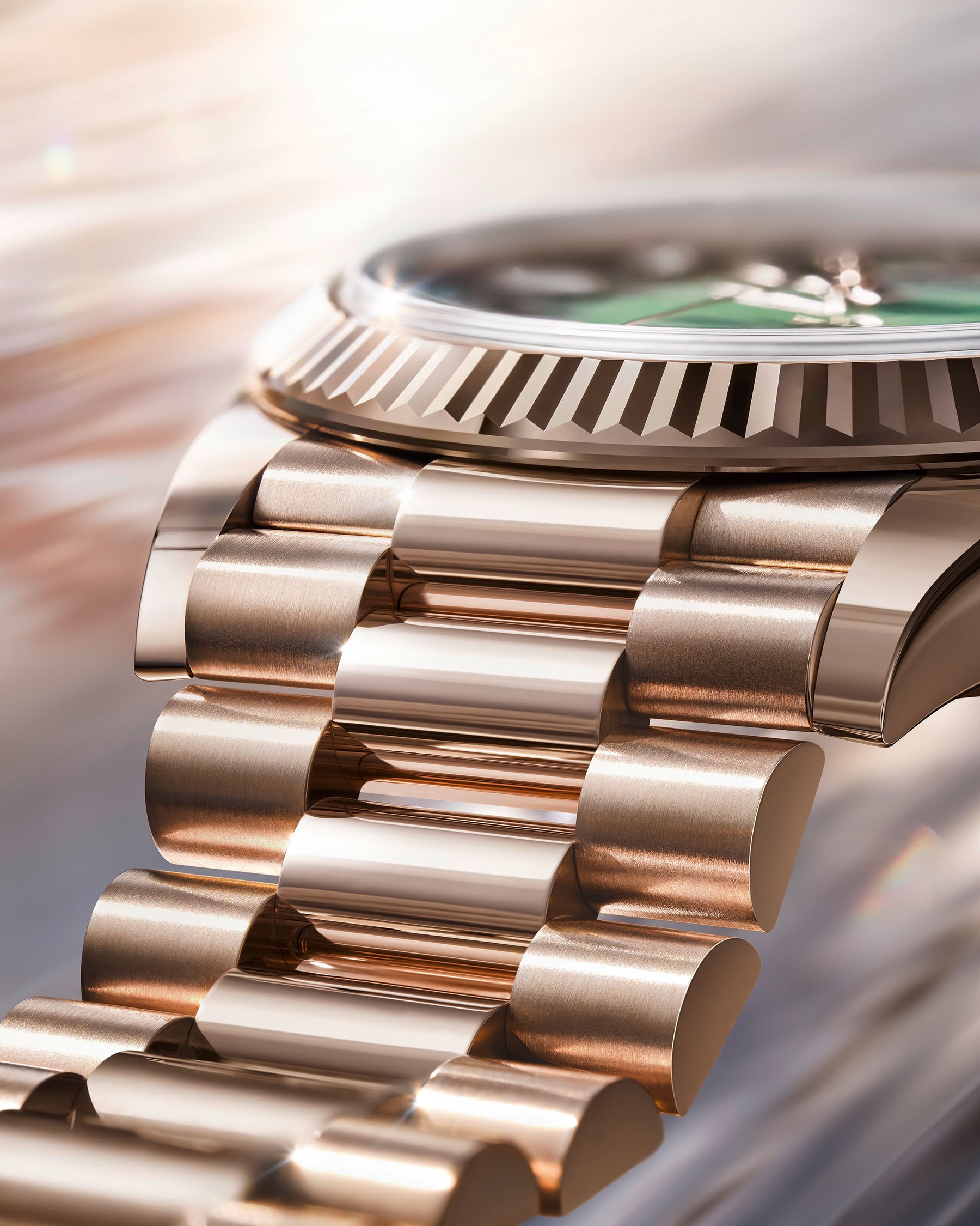 Jubilee gold Rolex Day-Date 40 ref. 228235JG bracelet