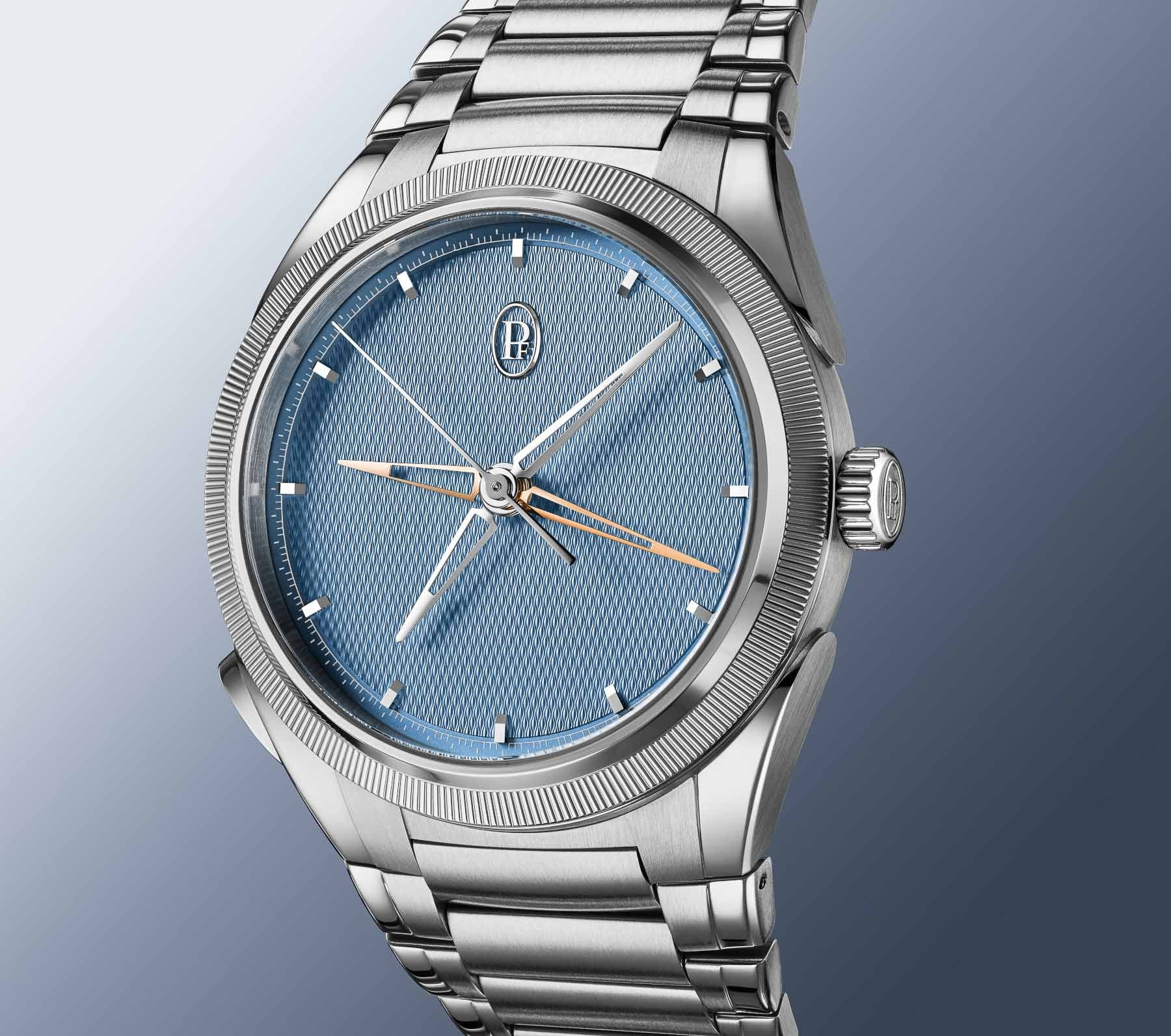 Parmigiani Fleurier Chronographe Mystérieux upright, slightly tilted