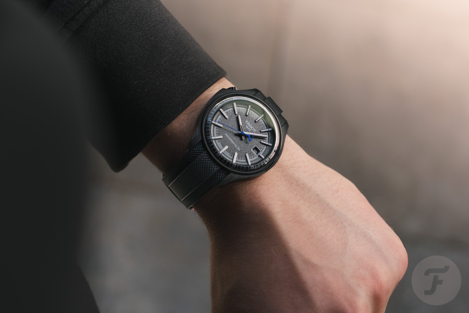 Wrist shot of the Tissot Pinarello Special Edition