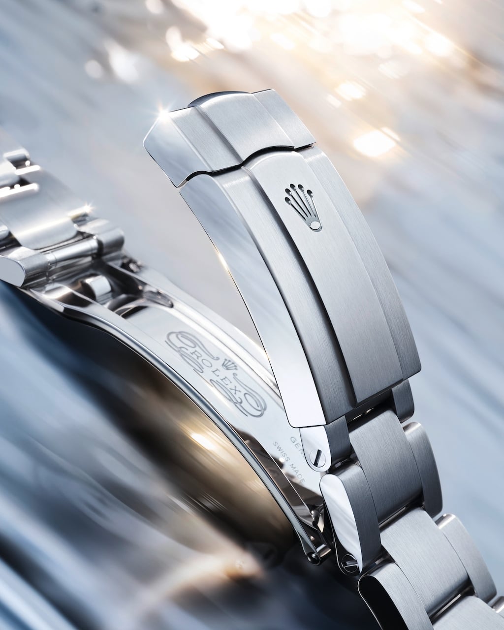 Clasp of the Rolex Oyster bracelet