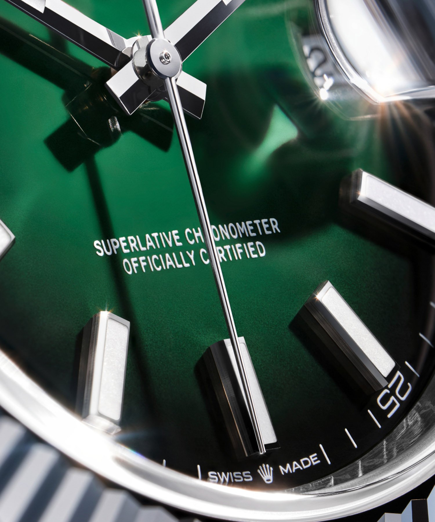 Rolex Datejust 41 ref. 126334-0033 dial detail