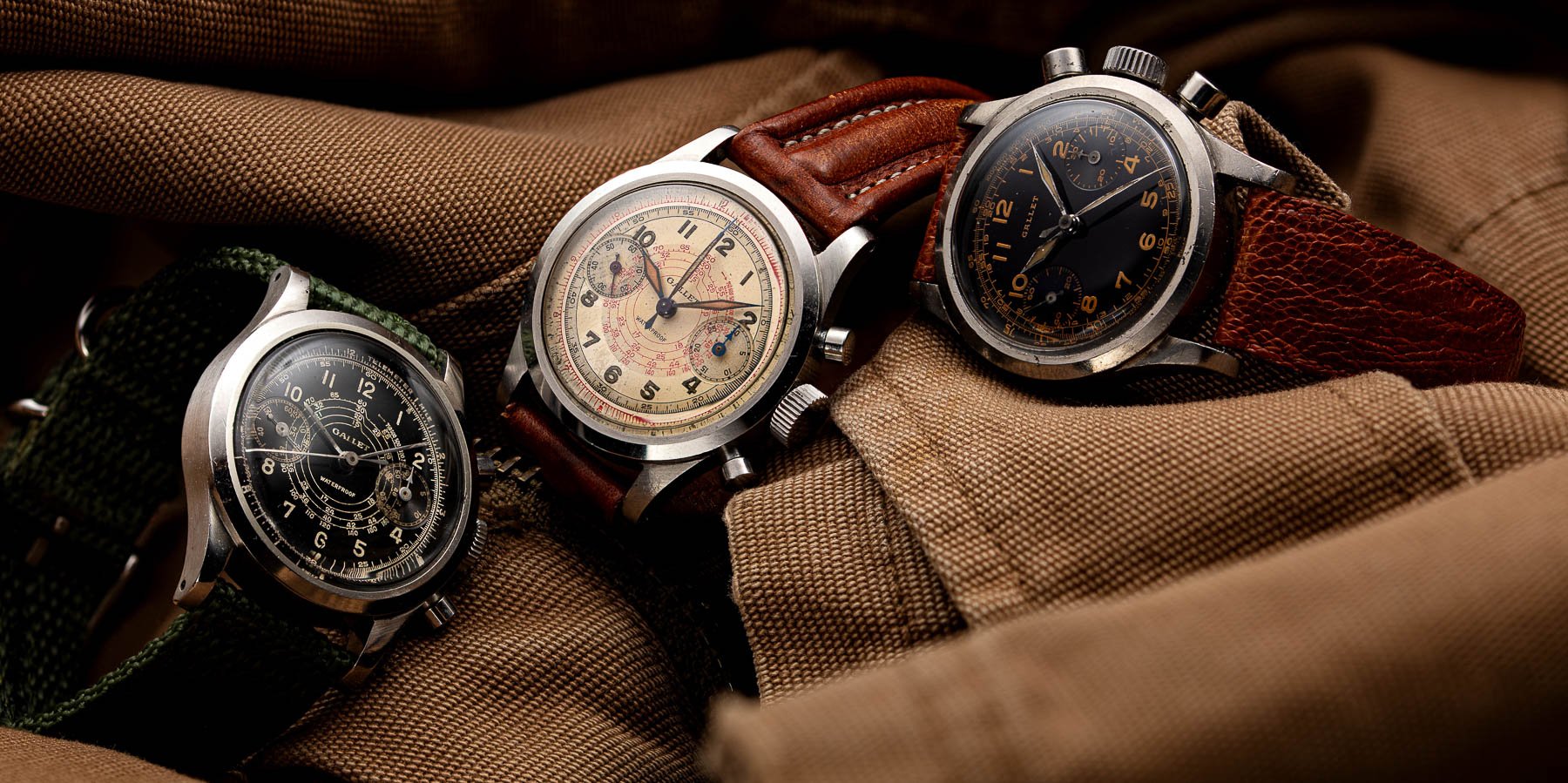 Gallet returns: Gallet Multichron Clamshell from ca. 1938