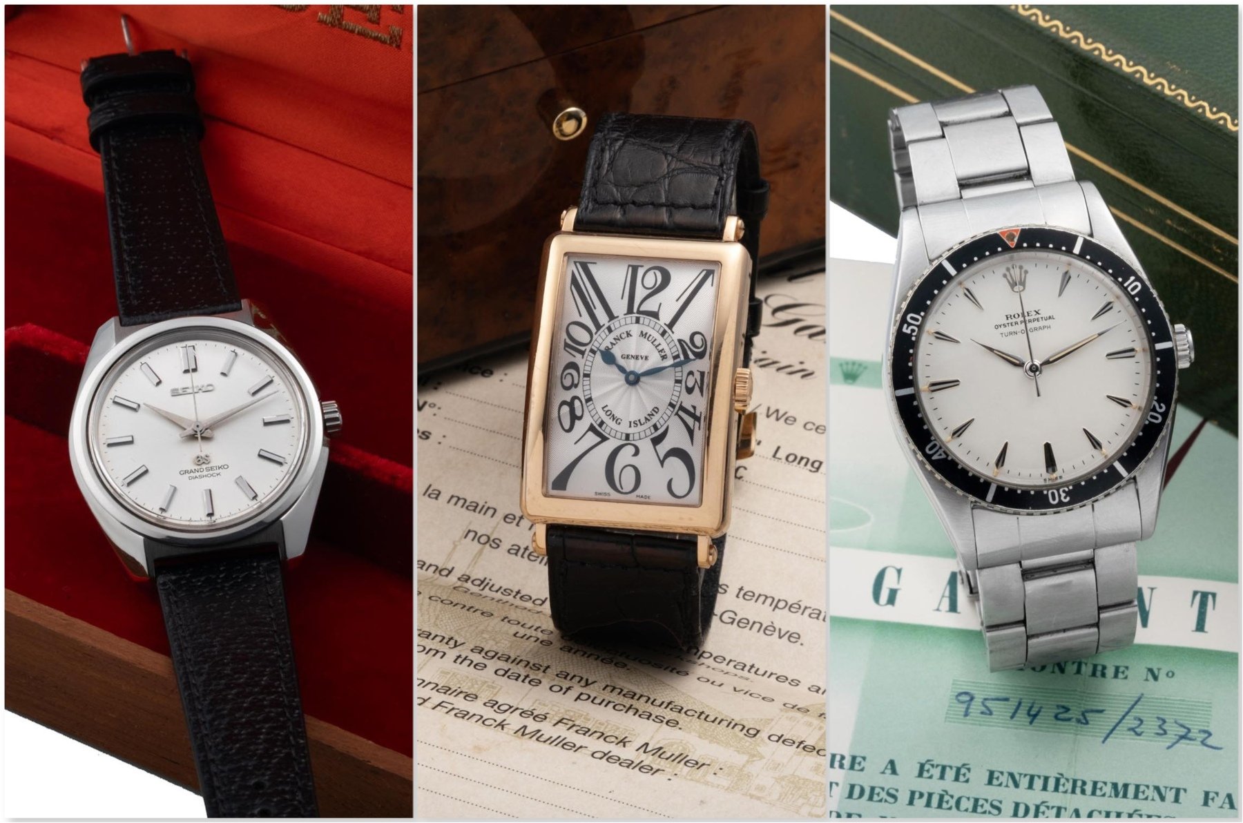 Antiquorum Auction Highlights collage