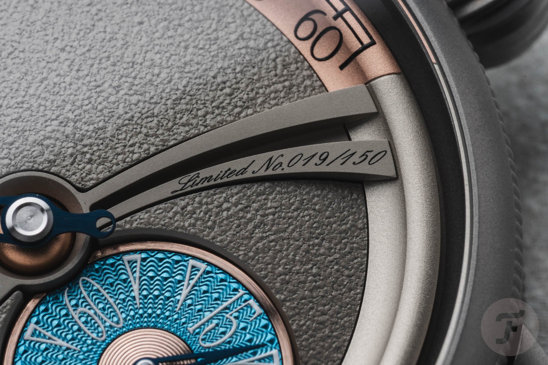 Dial bridge of the Chronoswiss Delphis Art Deco