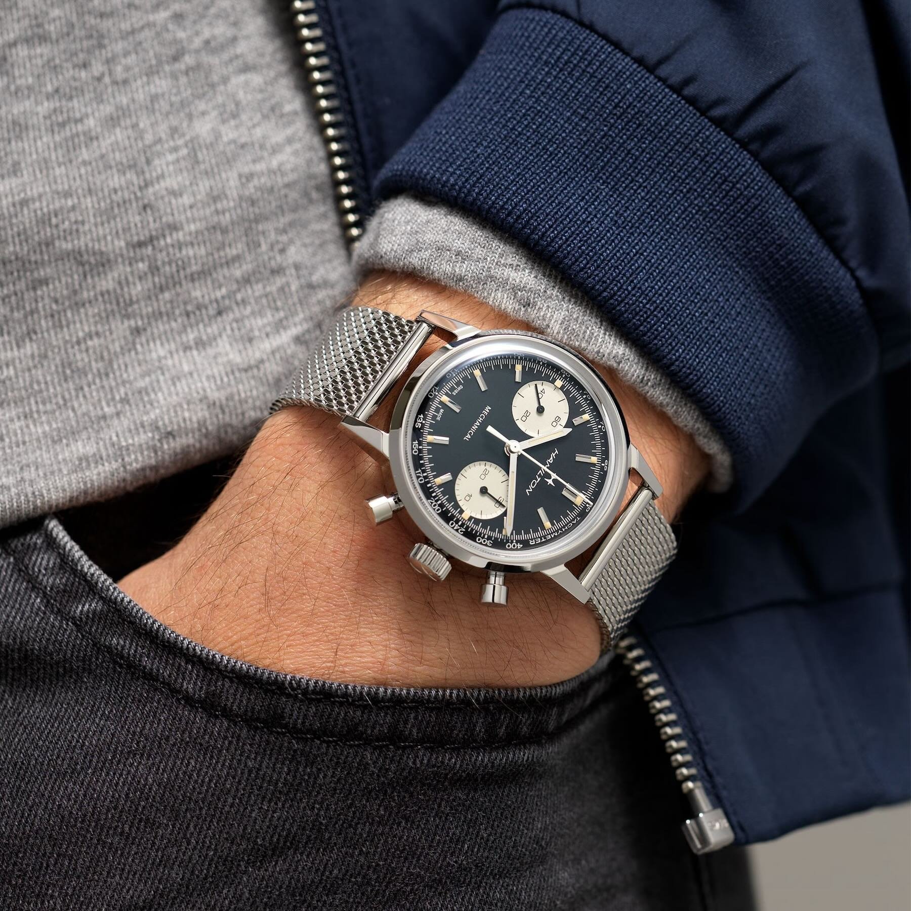 Hamilton Intra-Matic Chronograph H ref. H38429310 pocket shot