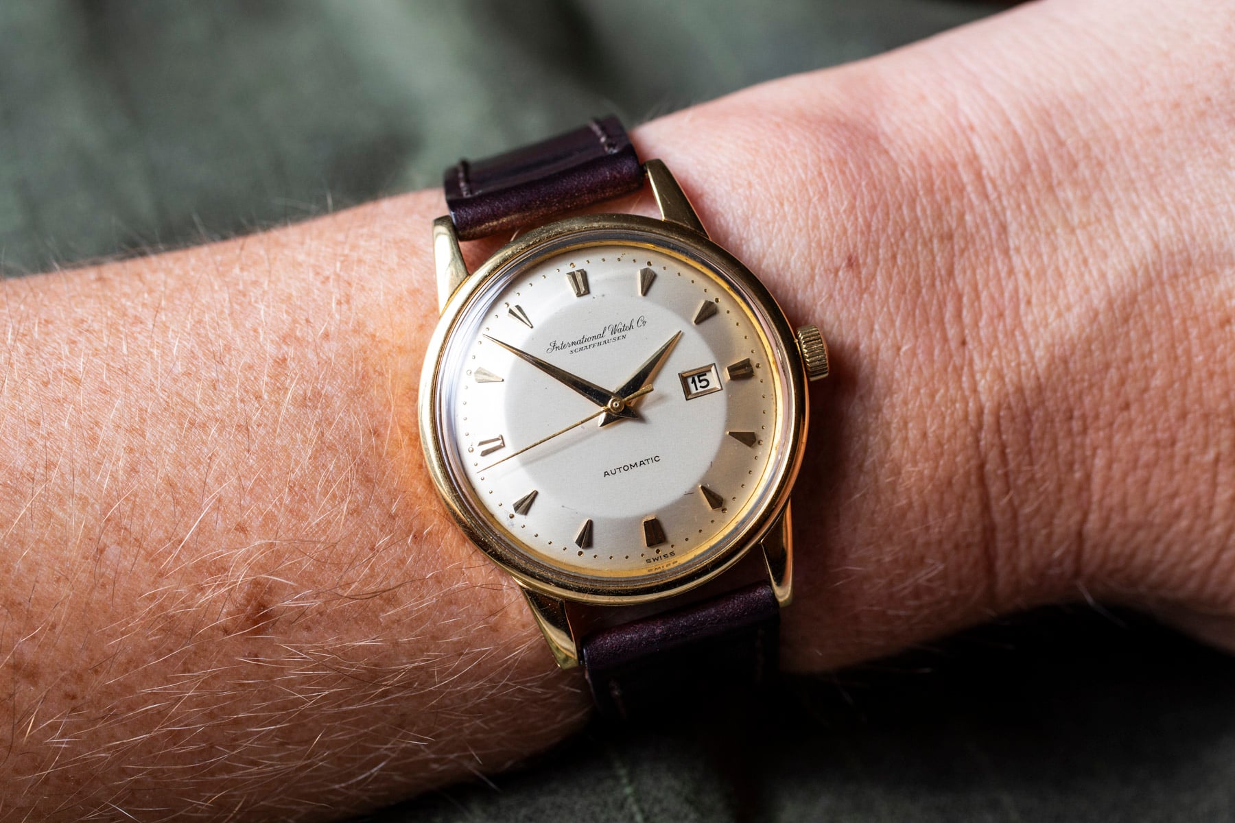 IWC Calatrava Cal. 8531 wrist shot