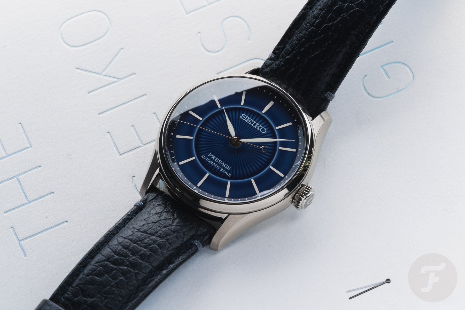 Seiko Presage Classic Series HCC007 flat-lay
