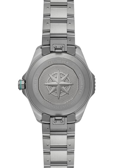 Grade 2 TAG Heuer Aquaracer Professional 200 Solargraph (ref. WBP1184.BF0008) case back