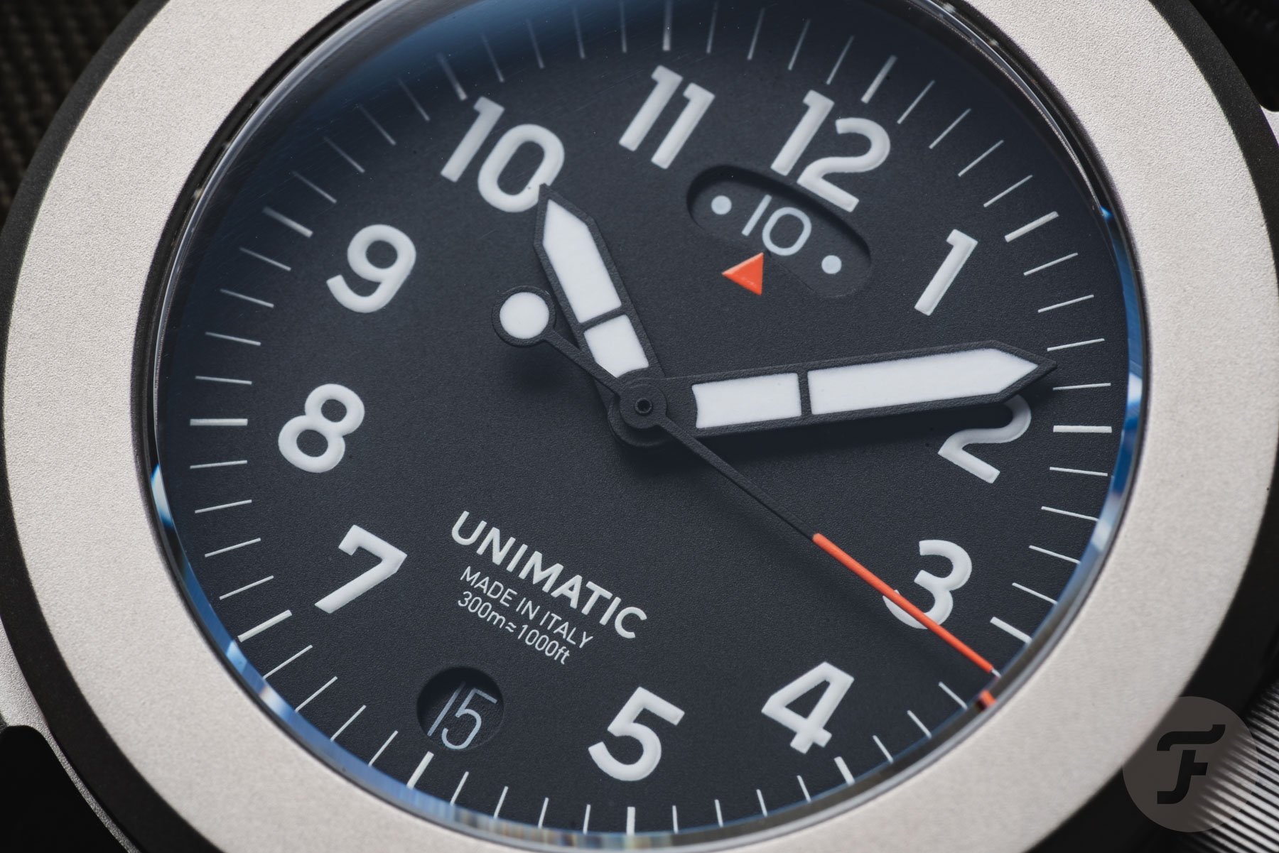 Unimatic Modello Quattro UT4-U-TI-GMT dial macro