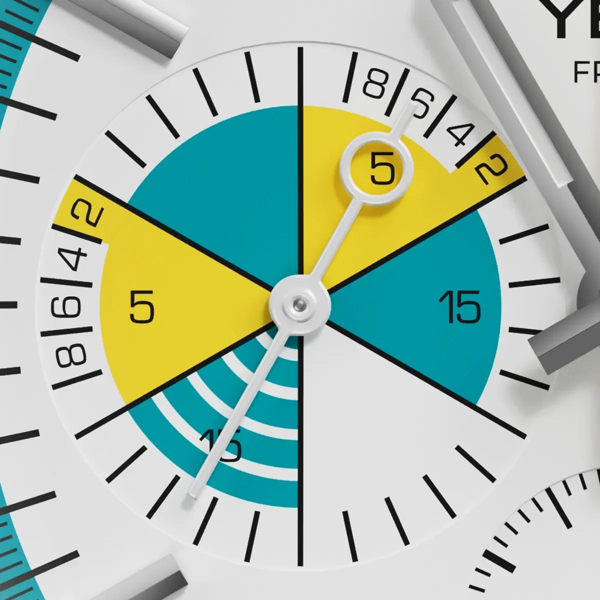 Rolex Yacht-Master II alternatives — Yema Yachtingraf Croisière Meca-Quartz regatta timer sub-dial up close
