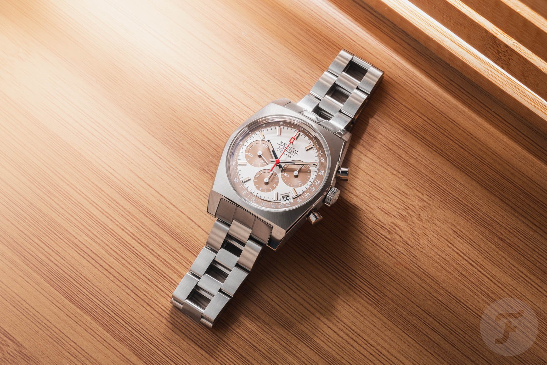 Zenith Chronomaster Revival A384 Tropical flat-lay