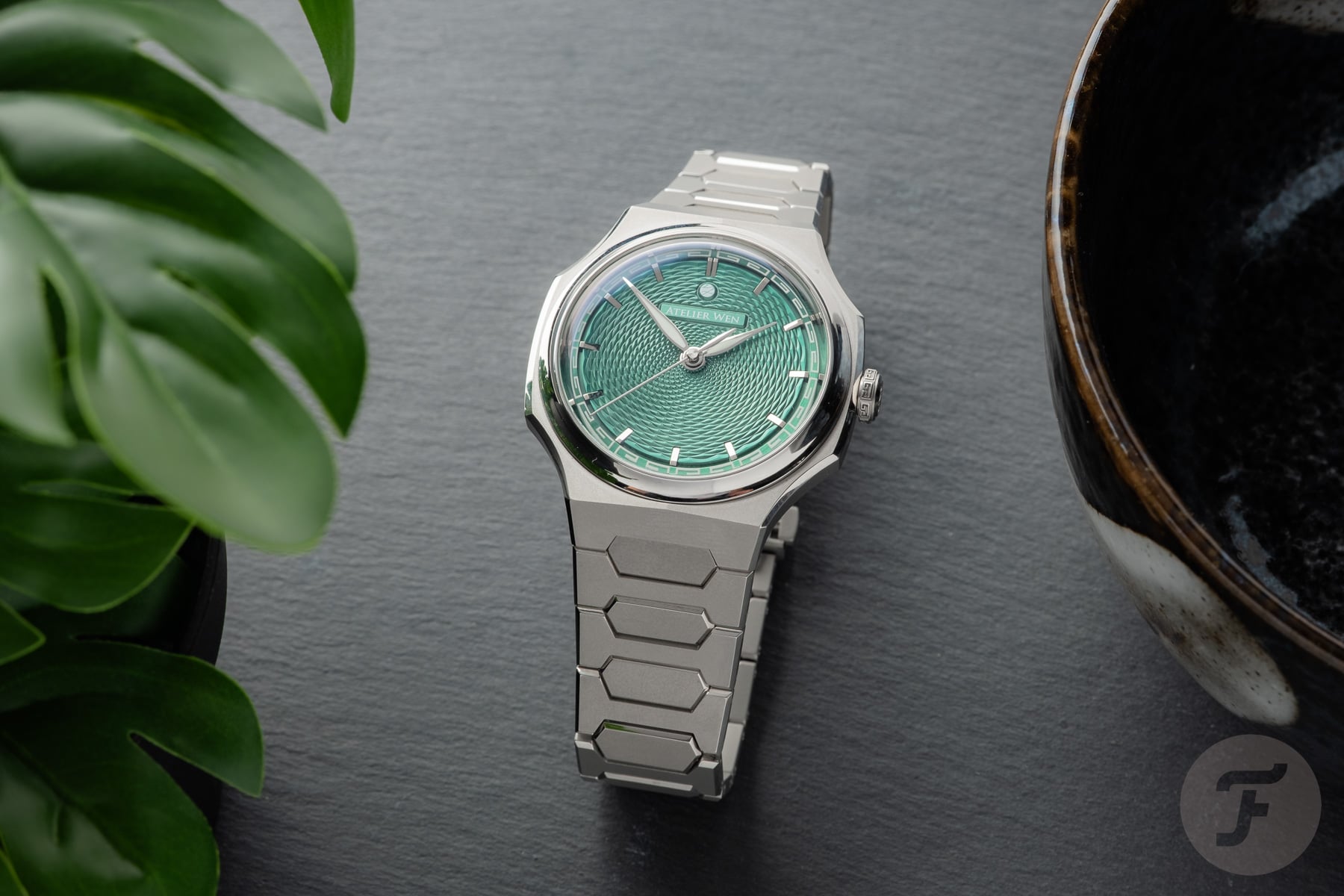 June 2026 releases — Atelier Wen Perception V3 Yún standing up on its bracelet