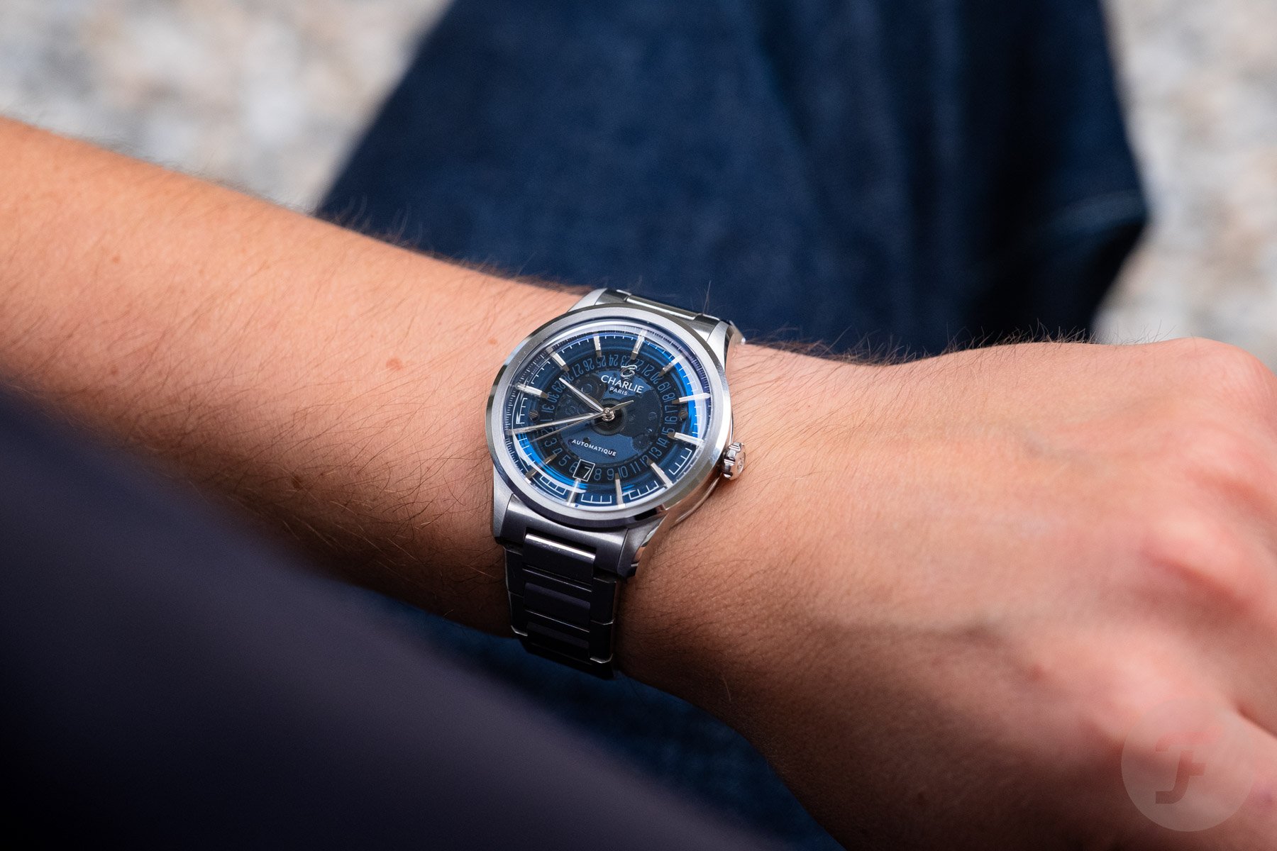 Charlie Paris Alliance on the wrist
