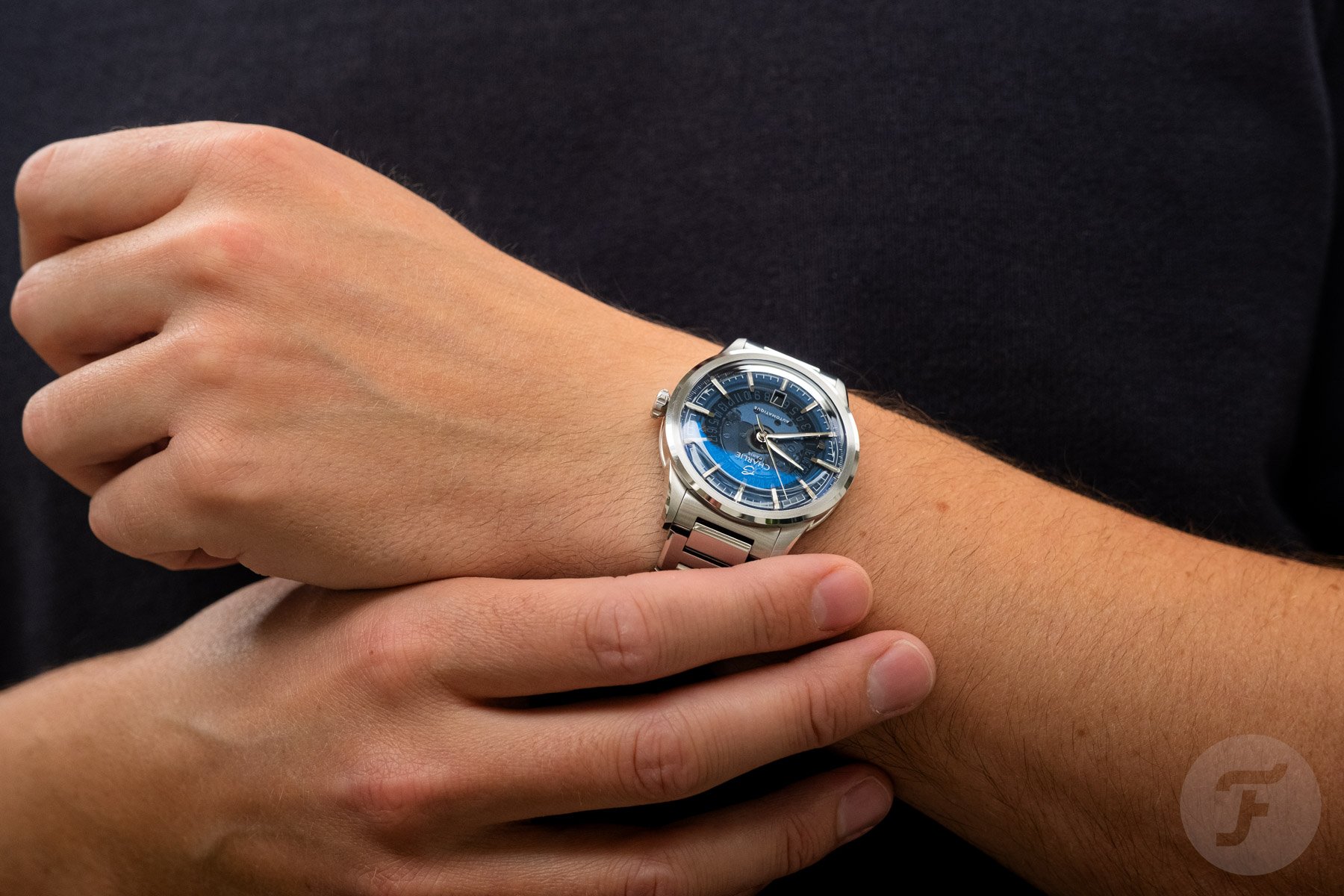 Charlie Paris Alliance on the wrist