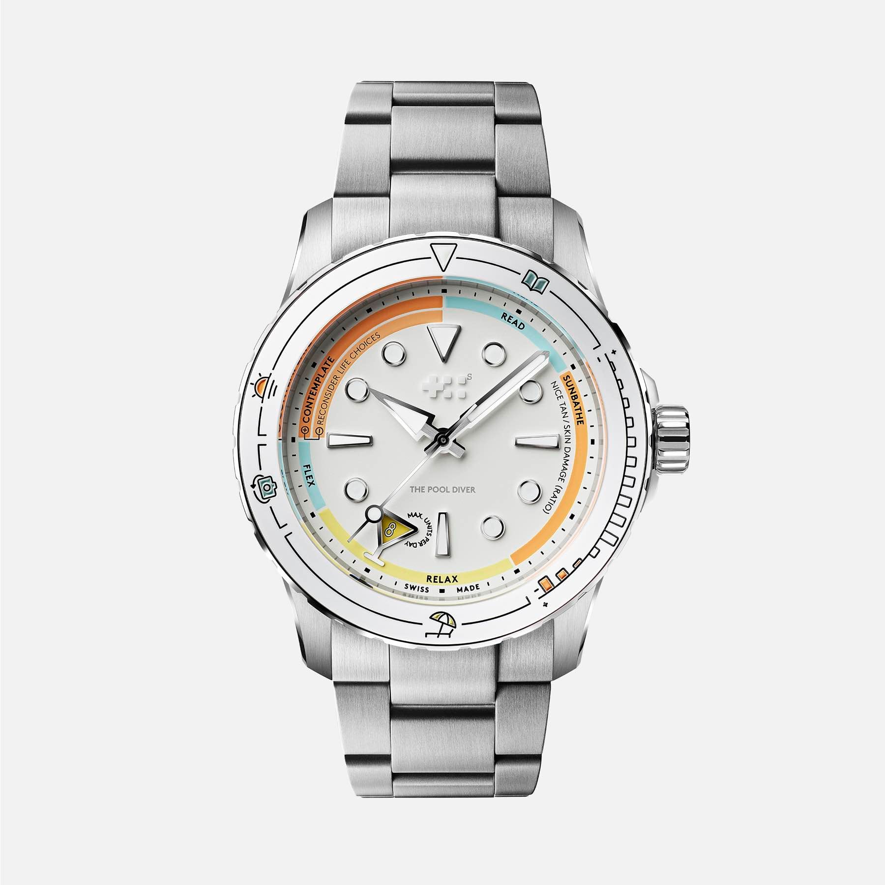 Christopher Ward C60 Pool Diver on a bracelet, soldier shot