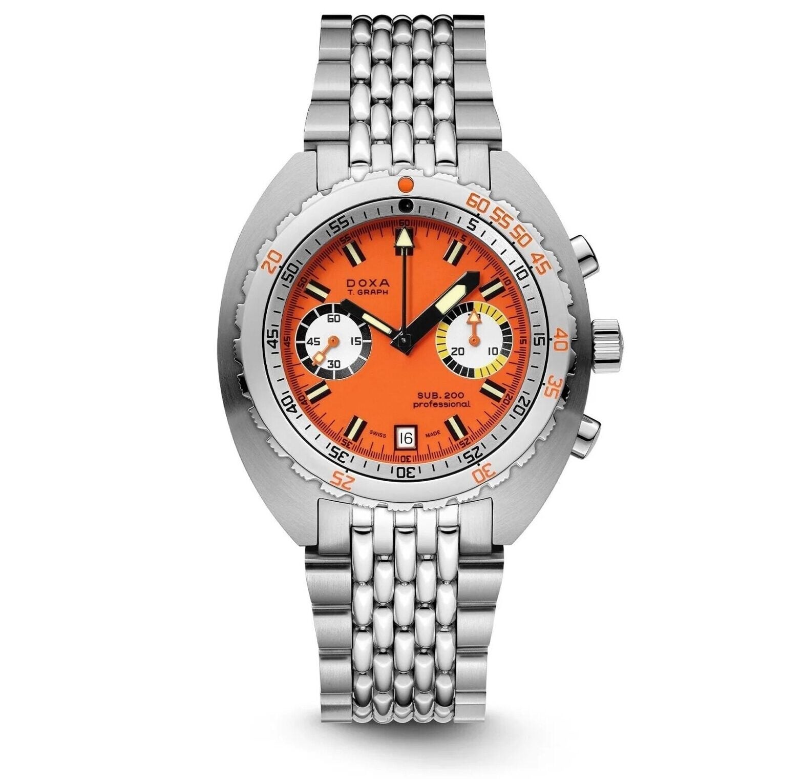 Doxa Sub 200 T.Graph LE head on
