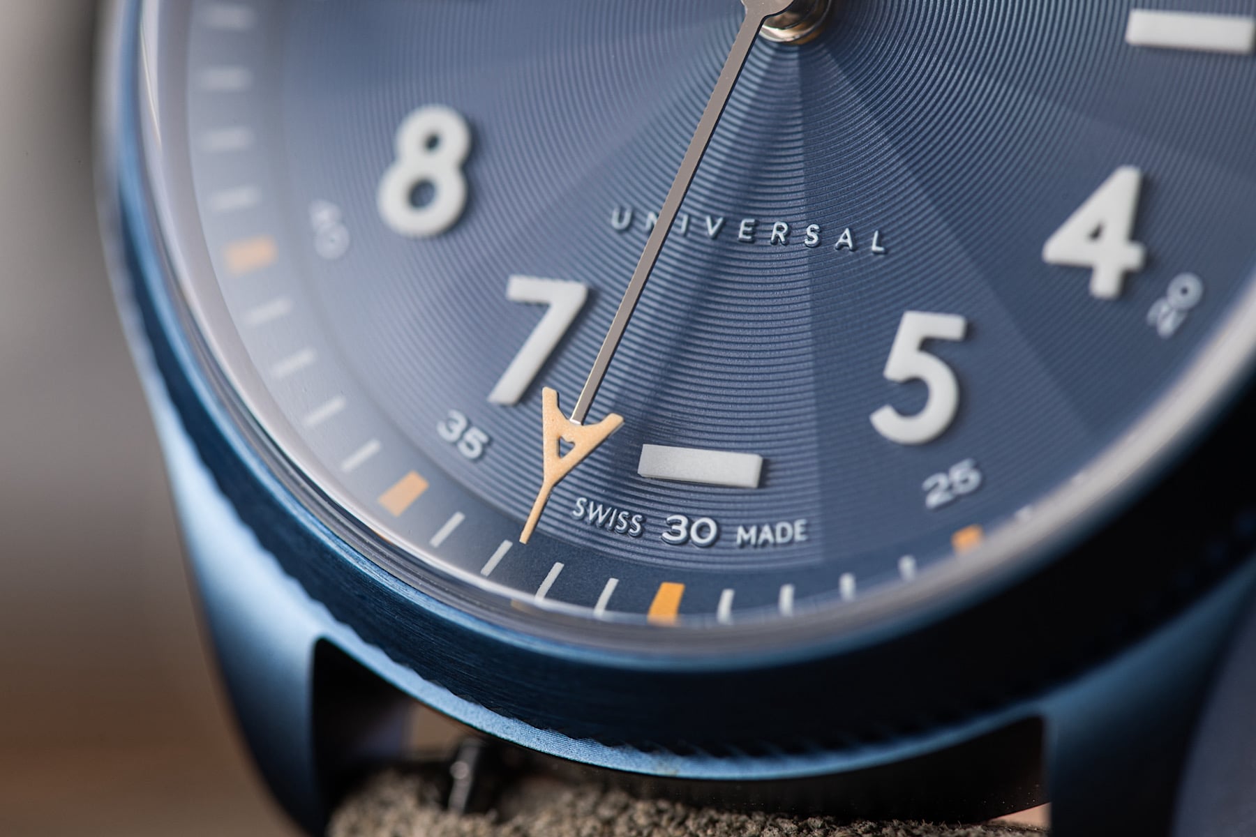 Farer Pilot Series II Curtis dial detail