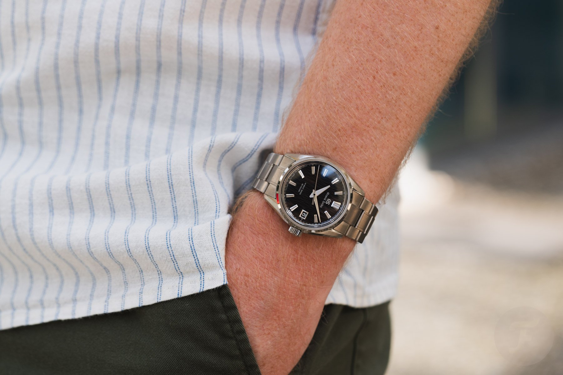Grand Seiko Evolution 9 Hi-Beat SLGH029 pocket shot