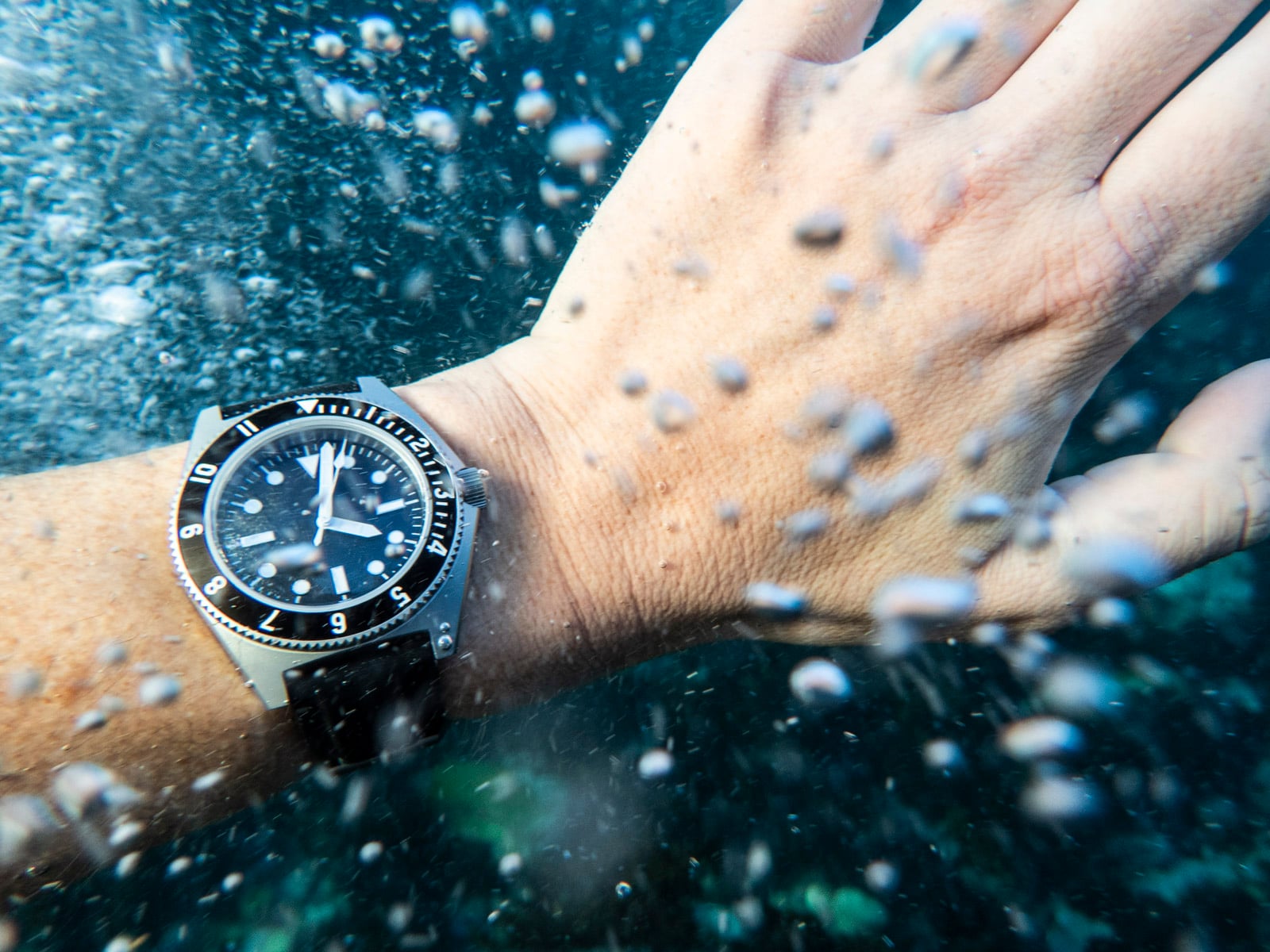 Benrus Type 1 Mil Spec underwater wrist shot