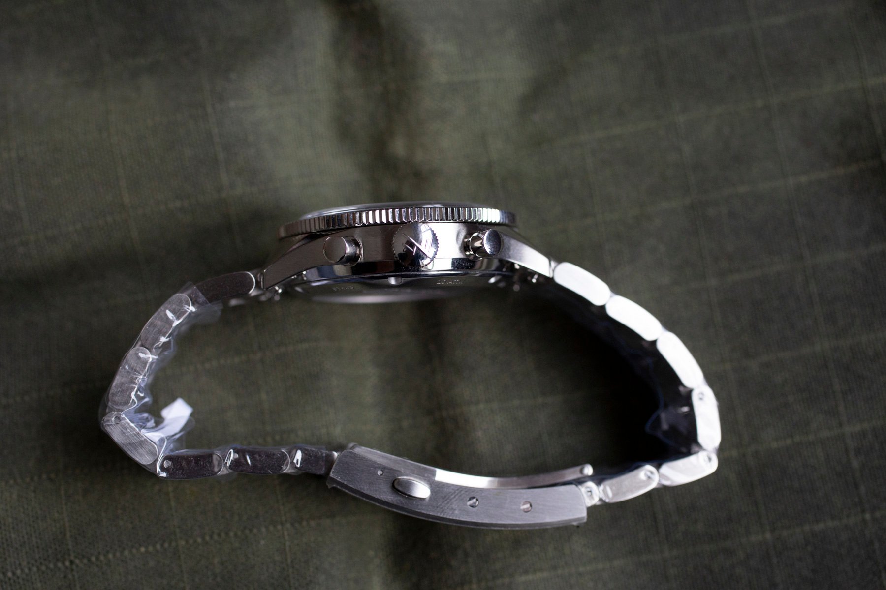 Hanhart 415 ES Reverse Panda profile, crown side