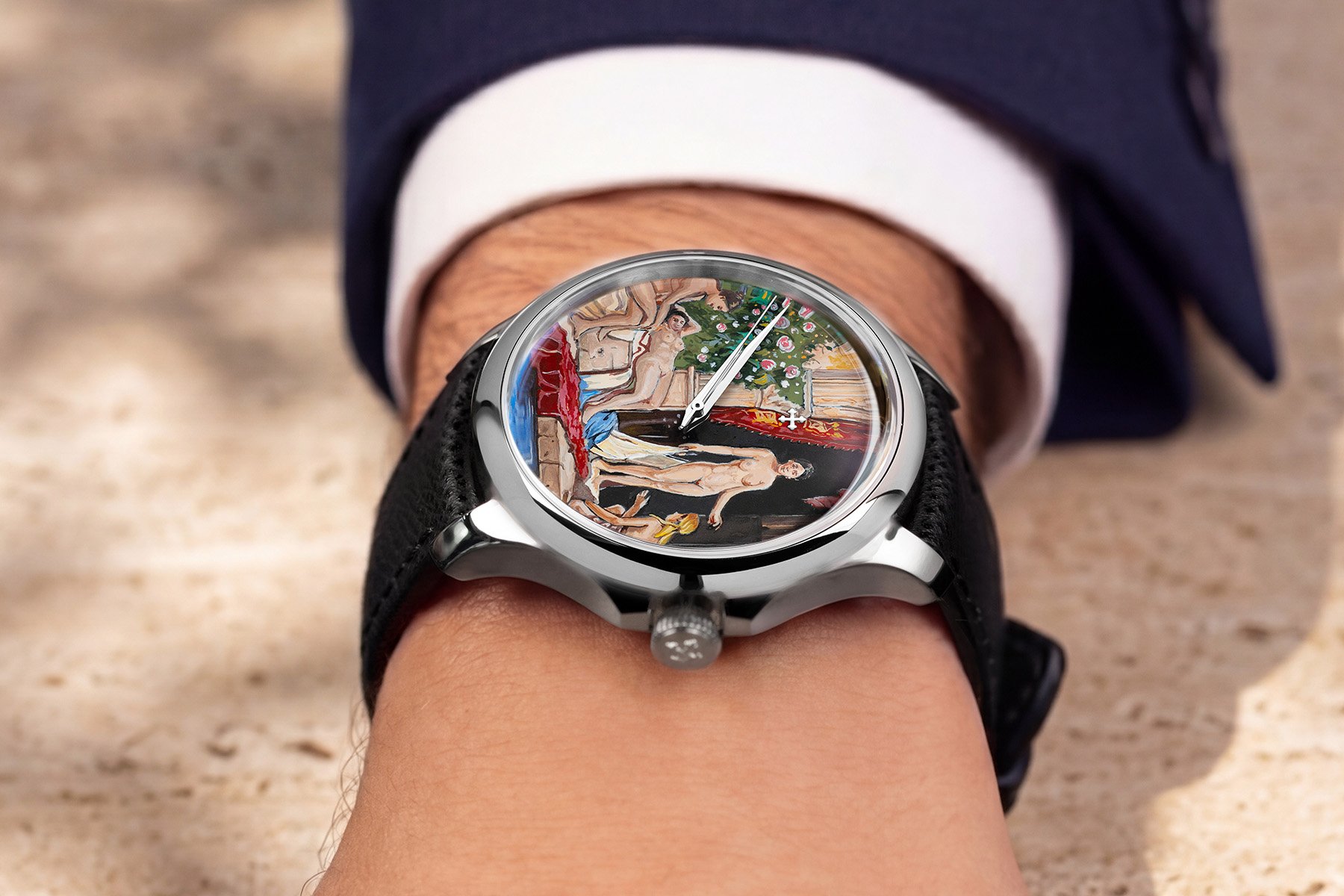 IFLW × Venezianico Redentore L’Odalisca on-wrist profile shot