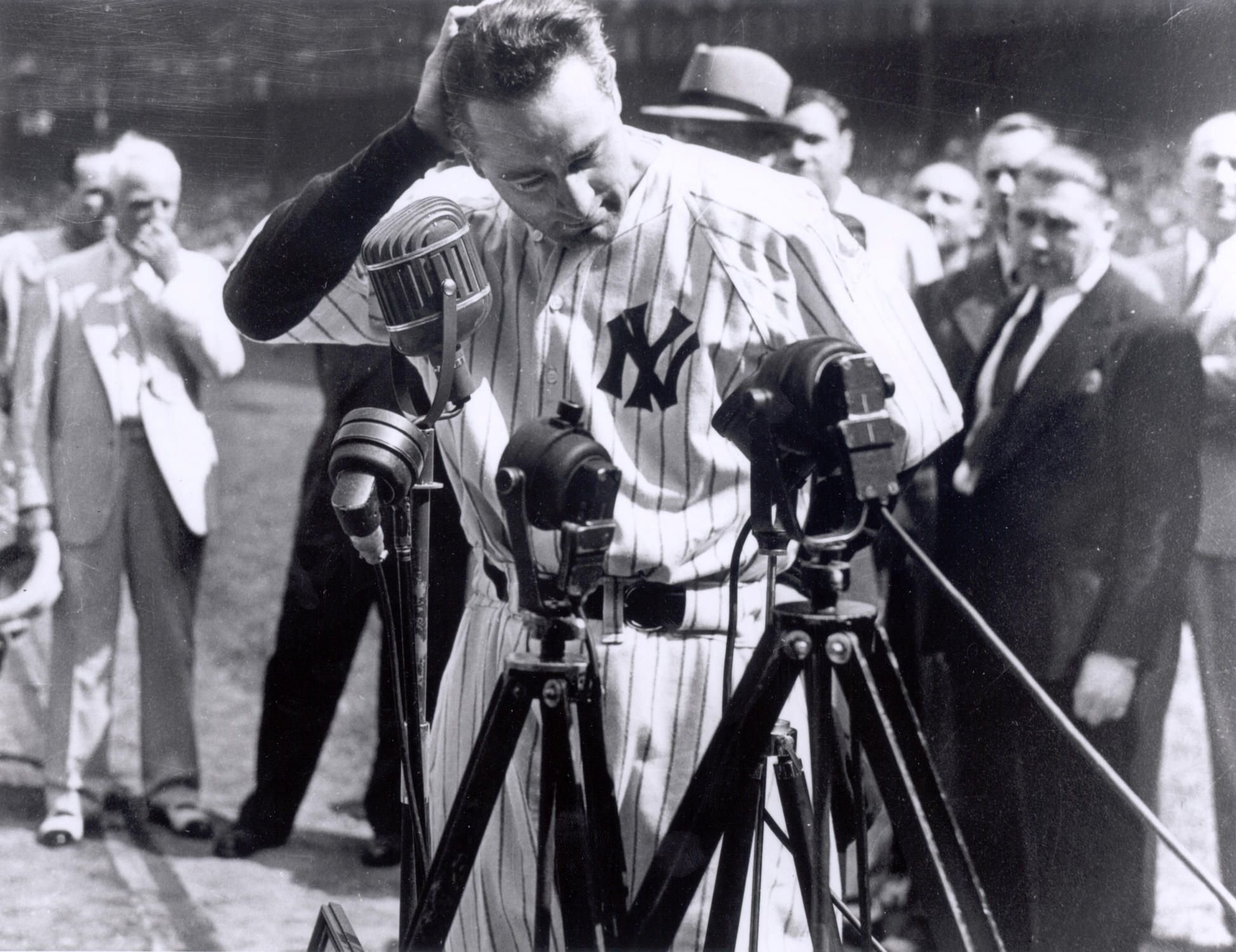 Lou Gehrig delivered his legendary "Farewell to Baseball" speech on July 4th, 1939, at Yankee Stadium